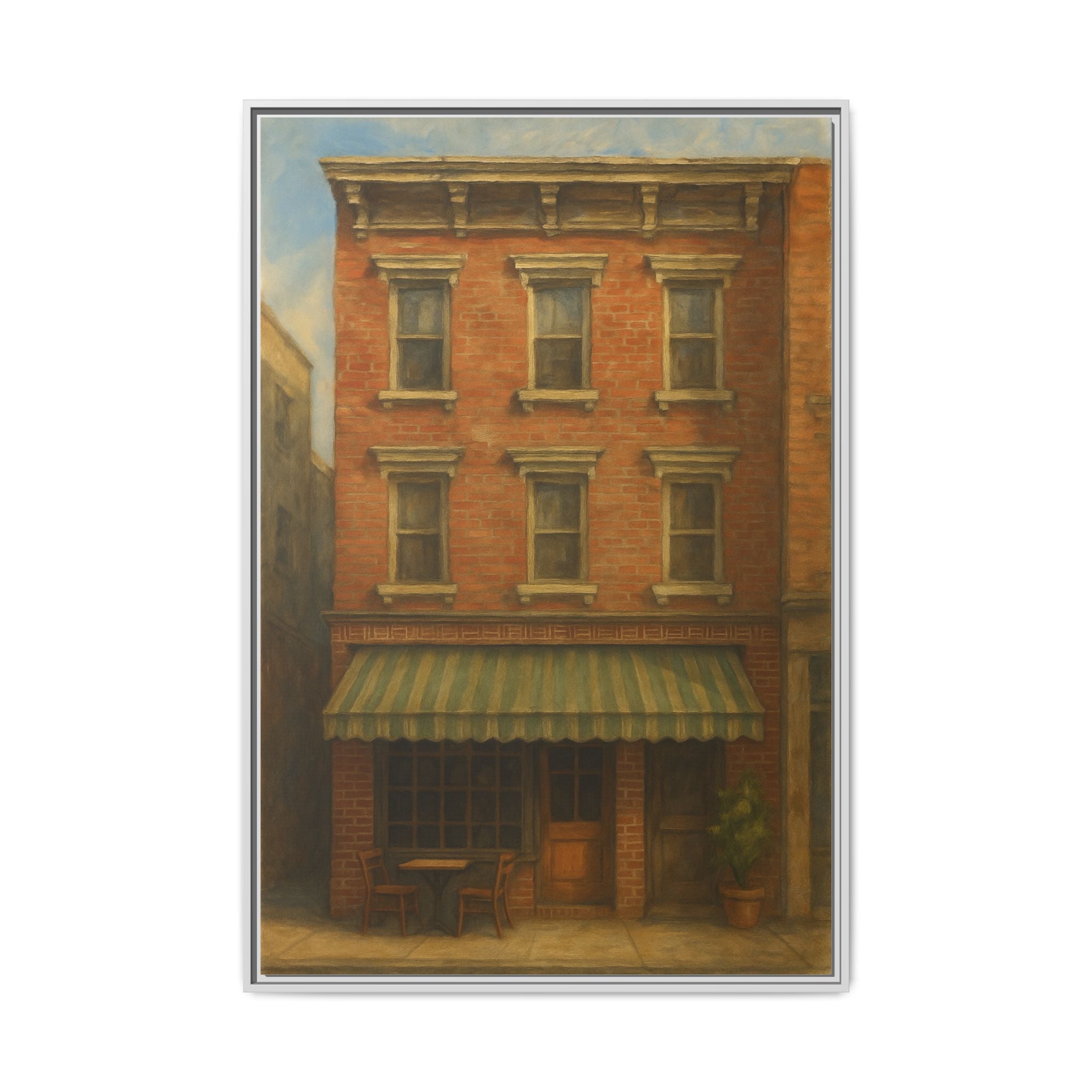 Lucali Pizzeria — Restaurant Print | Matte Canvas + Wooden Frame