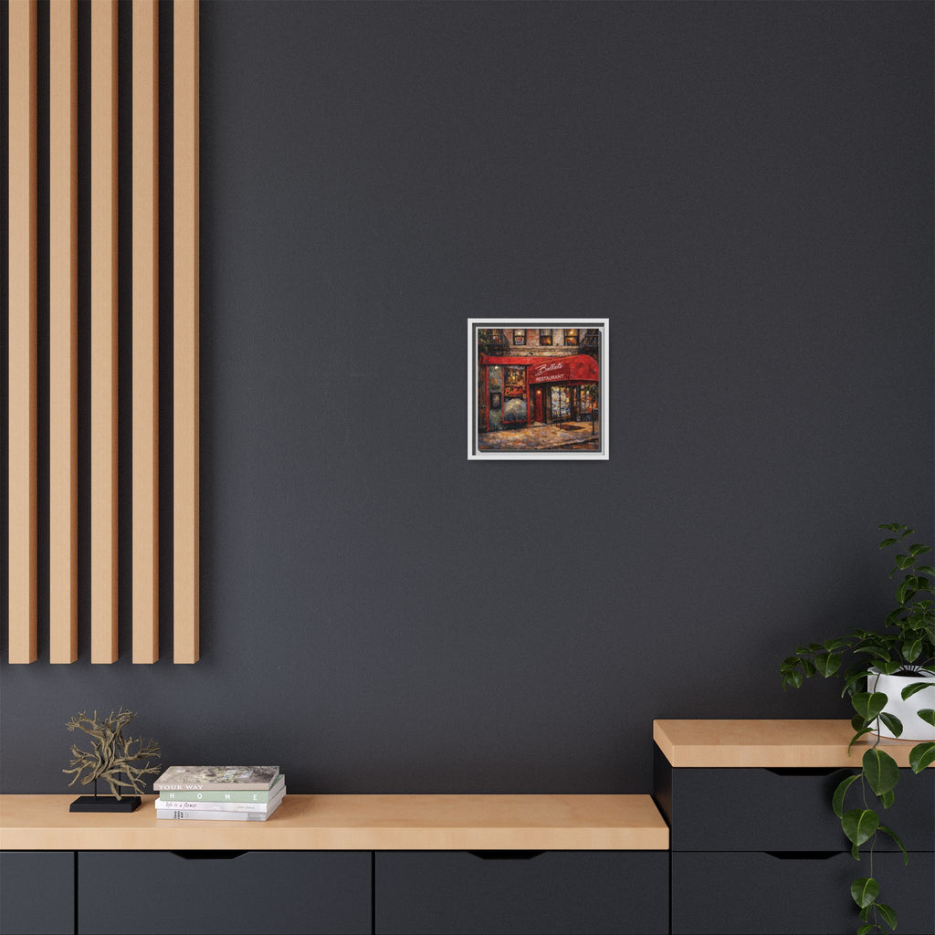 Emilio's Ballato — Restaurant Print | Matte Canvas + Wooden Frame