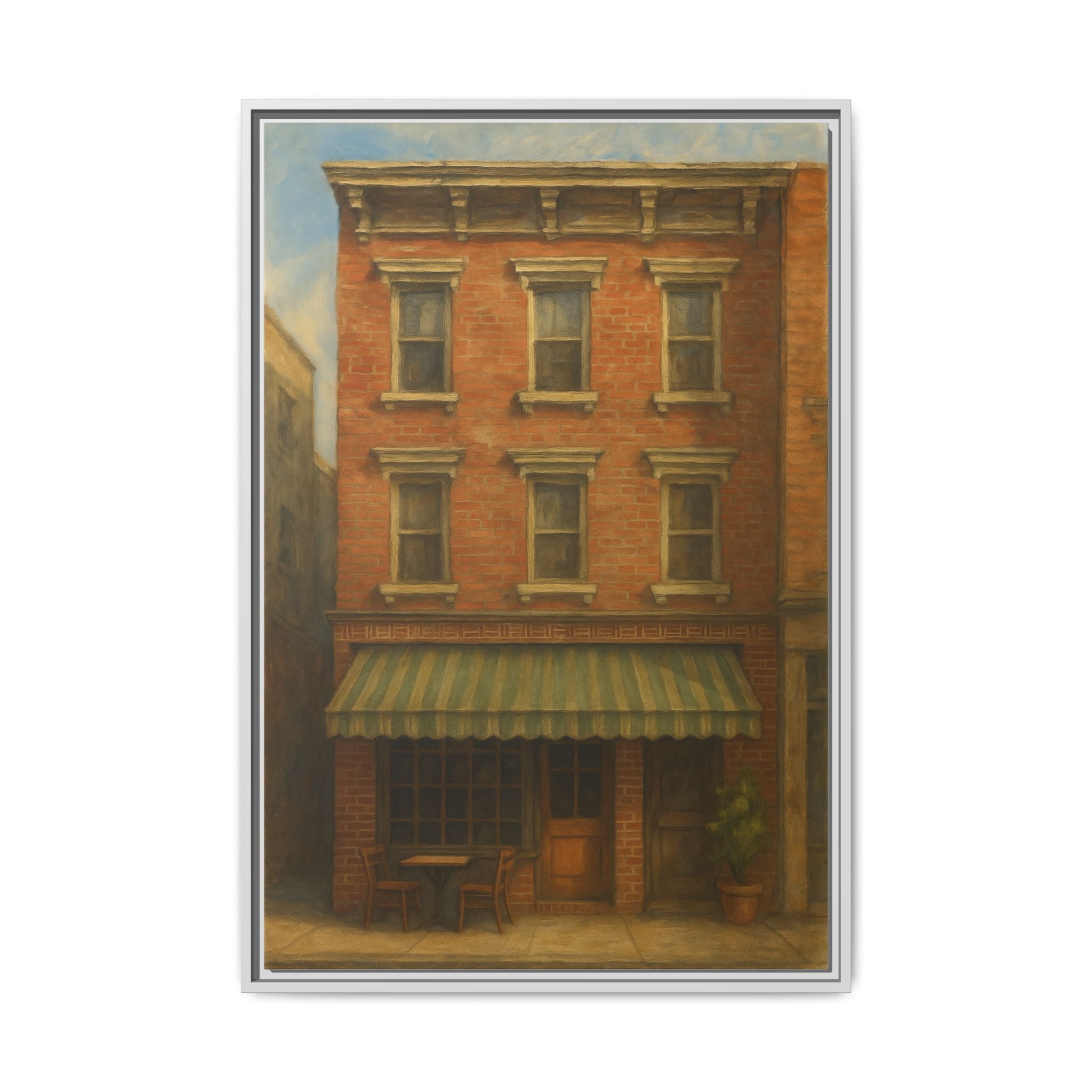 Lucali Pizzeria — Restaurant Print | Matte Canvas + Wooden Frame