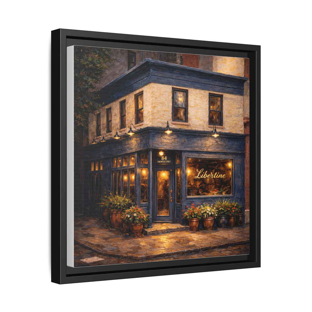 Libertine housewarming gift NYC restaurant artwork canvas