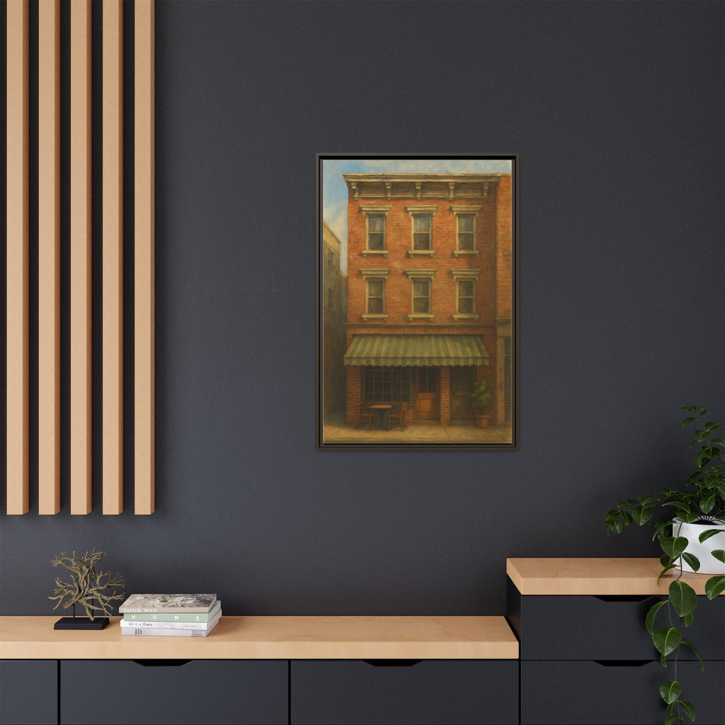 Lucali Pizzeria — Restaurant Print | Matte Canvas + Wooden Frame