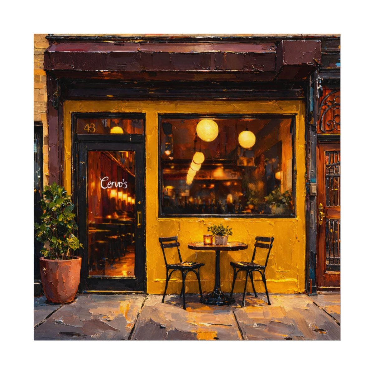 Cervo's unframed paper art print