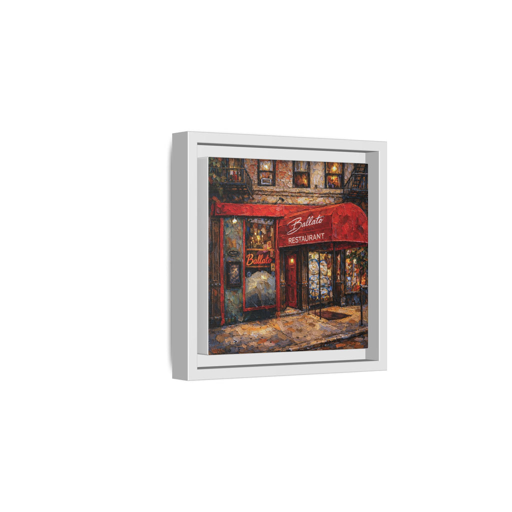 Emilio's Ballato — Restaurant Print | Matte Canvas + Wooden Frame