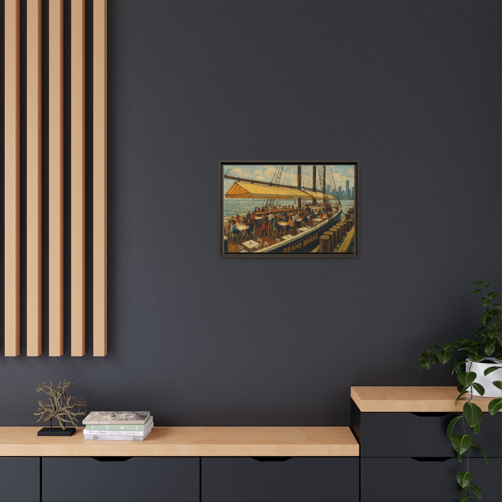 Grand Banks restaurant print valentines gift home decor