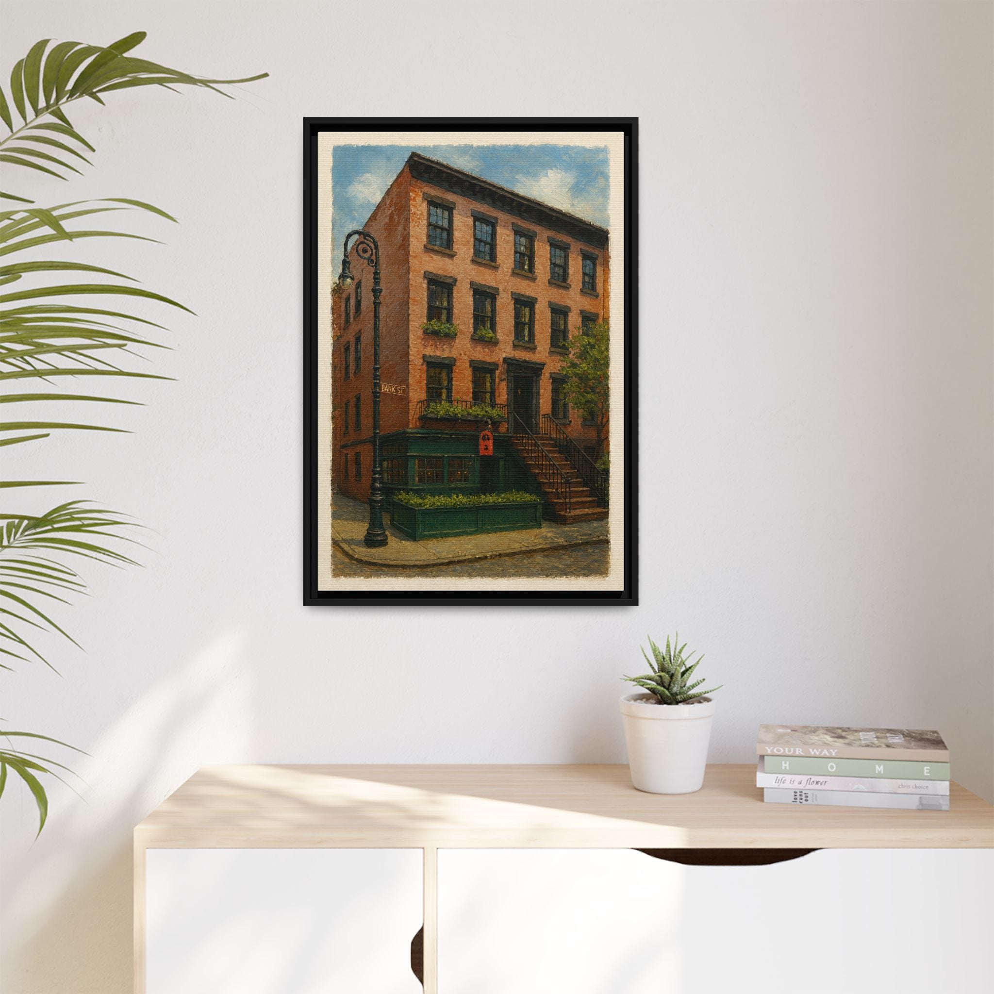 The Waverly Inn II — Restaurant Print | Matte Canvas + Wooden Frame