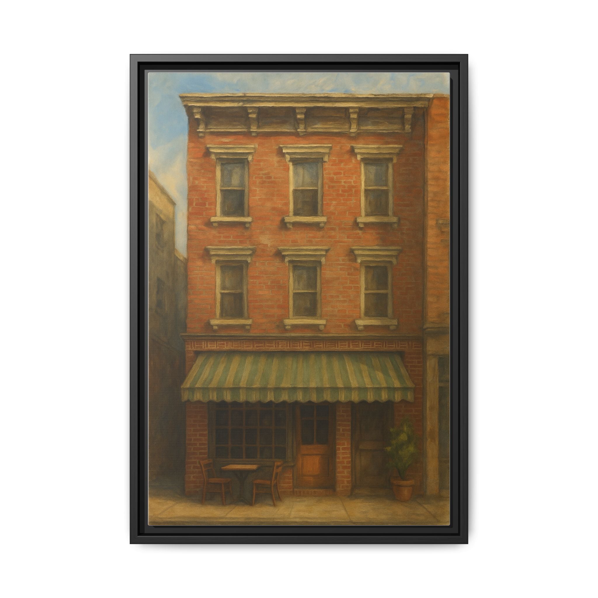 Lucali Pizzeria — Restaurant Print | Matte Canvas + Wooden Frame