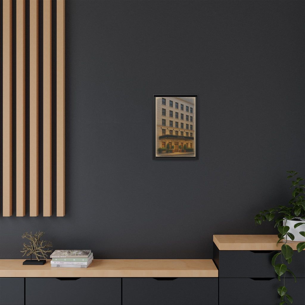 Restaurant Daniel — Restaurant Print | Matte Canvas + Wooden Frame