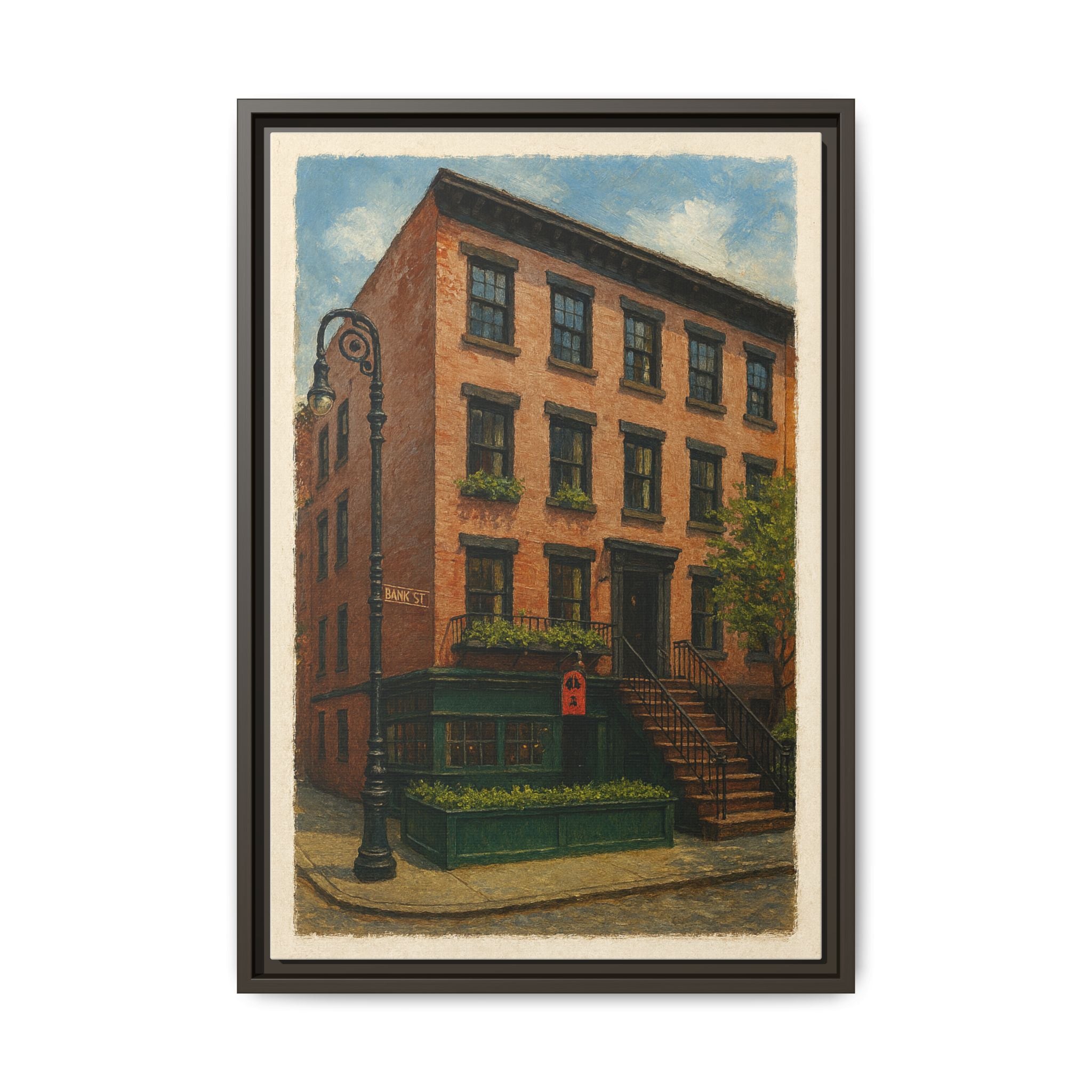 The Waverly Inn II — Restaurant Print | Matte Canvas + Wooden Frame