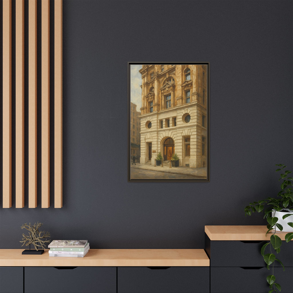 Beef Bar New York — Restaurant Print | Matte Canvas + Wooden Frame