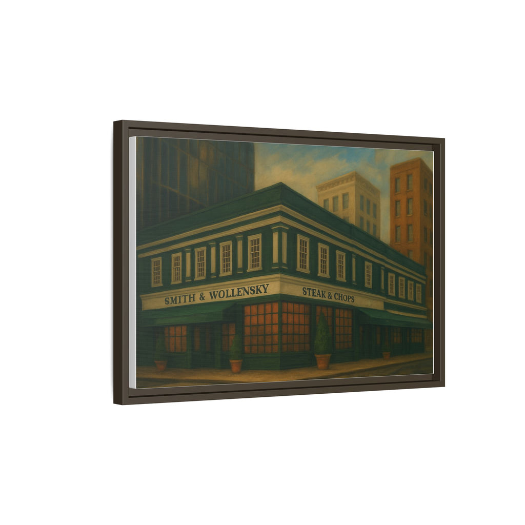 Smith and Wollensky — Restaurant Print | Matte Canvas + Wooden Frame