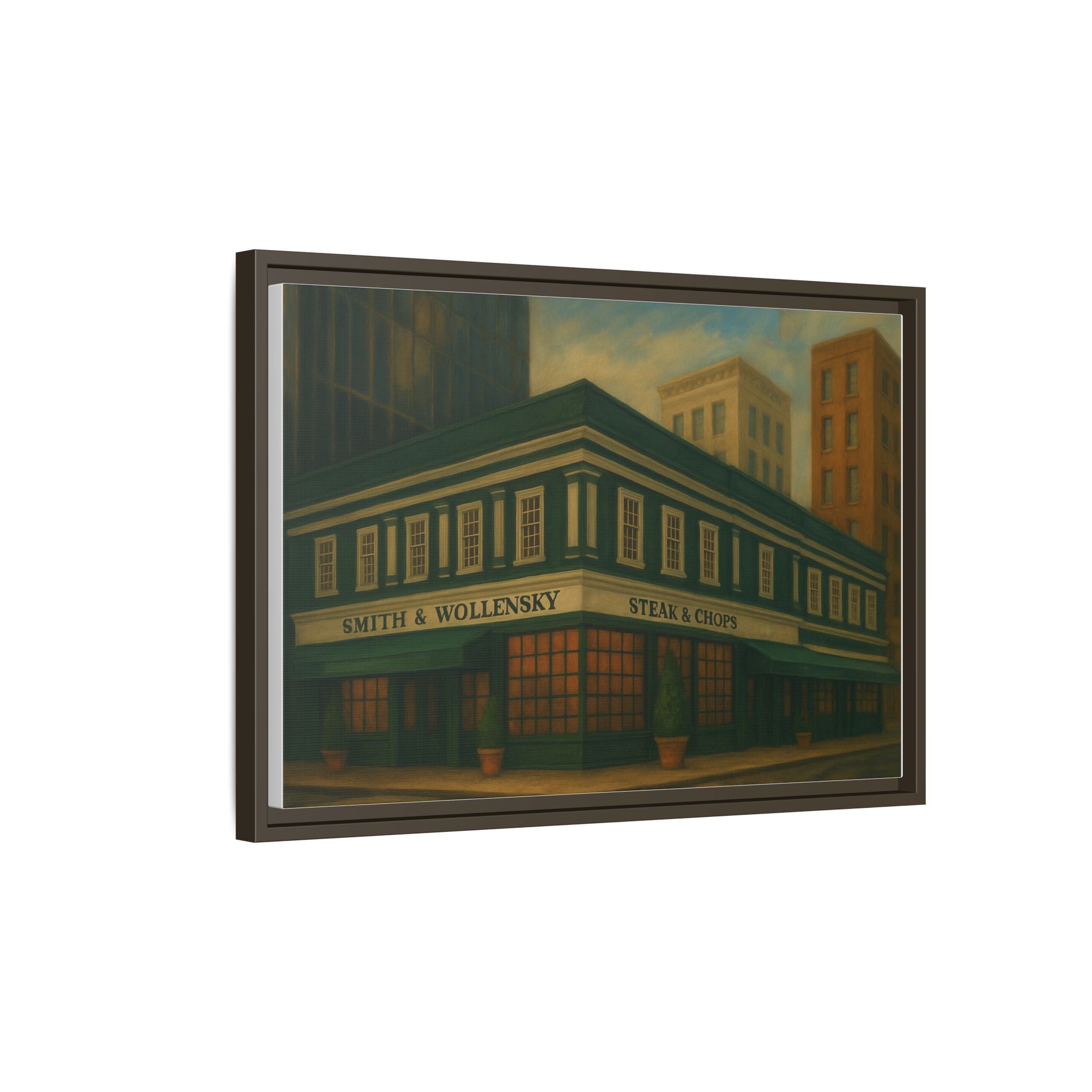 Smith and Wollensky — Restaurant Print | Matte Canvas + Wooden Frame