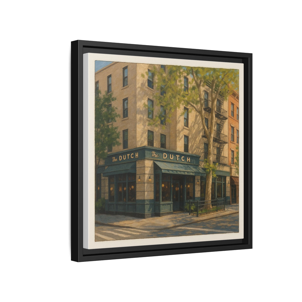 The Dutch — Restaurant Print | Matte Canvas + Wooden Frame