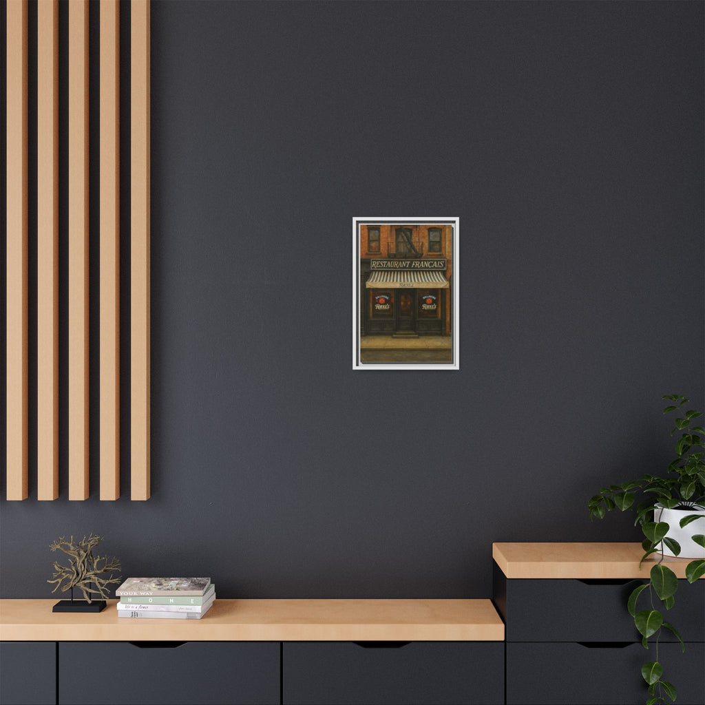 Raoul's Restaurant — Restaurant Print | Matte Canvas + Wooden Frame