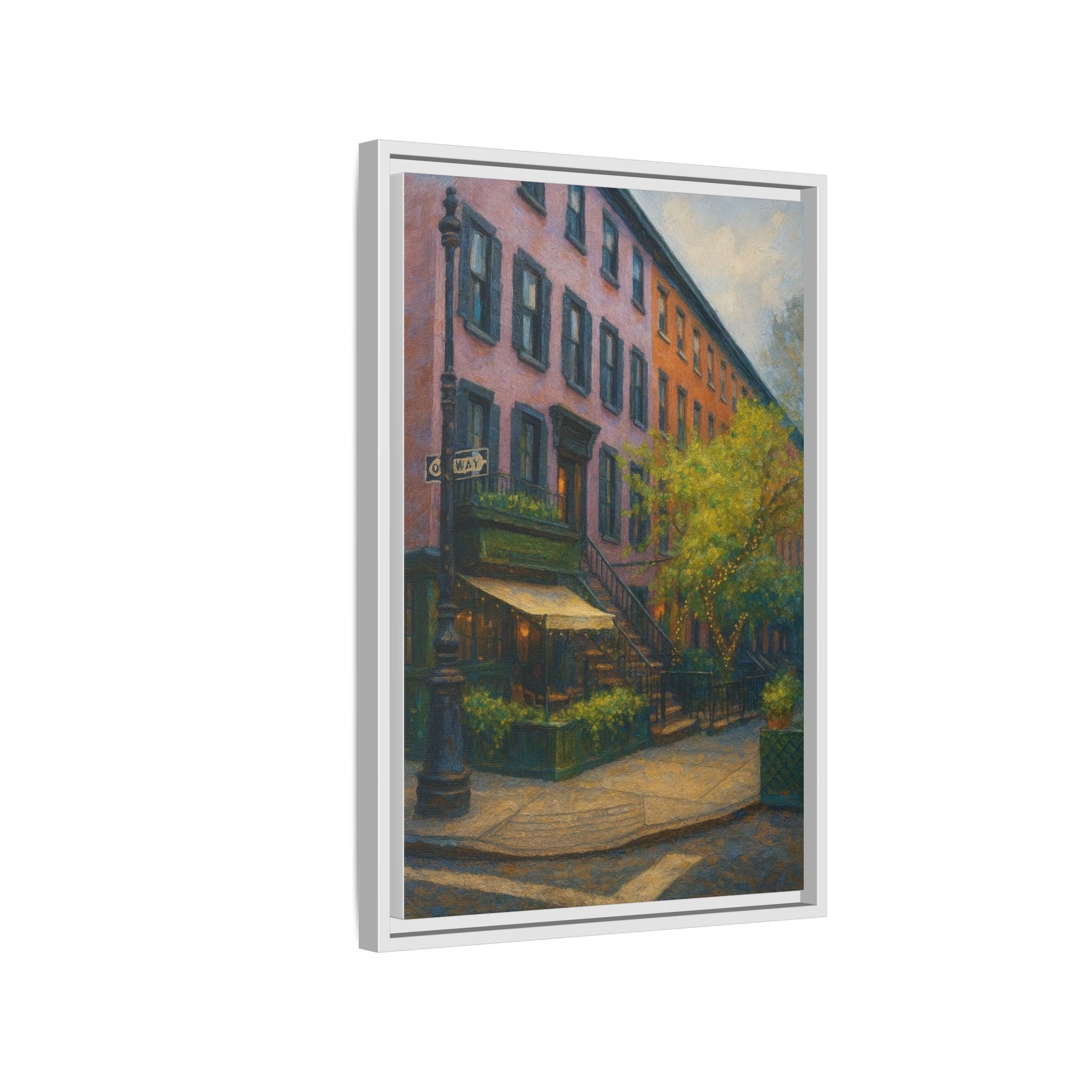 The Waverly Inn — Restaurant Print | Matte Canvas + Wooden Frame