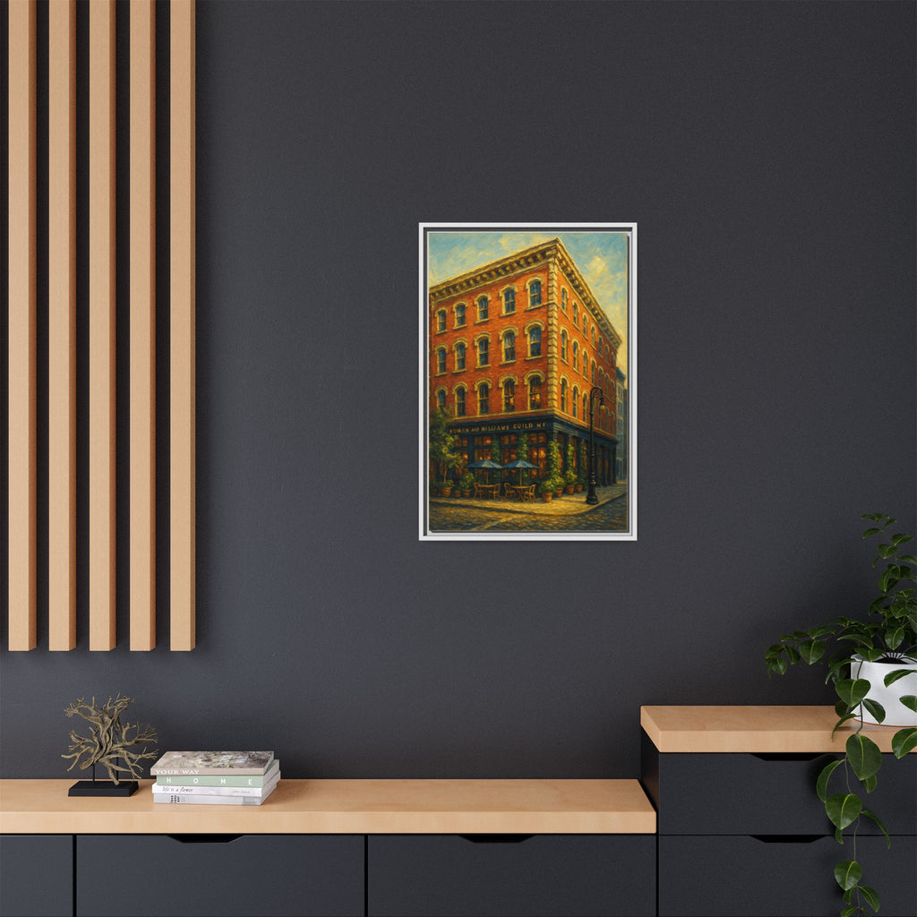 La Mercerie at the Guild — Restaurant Print | Matte Canvas + Wooden Frame