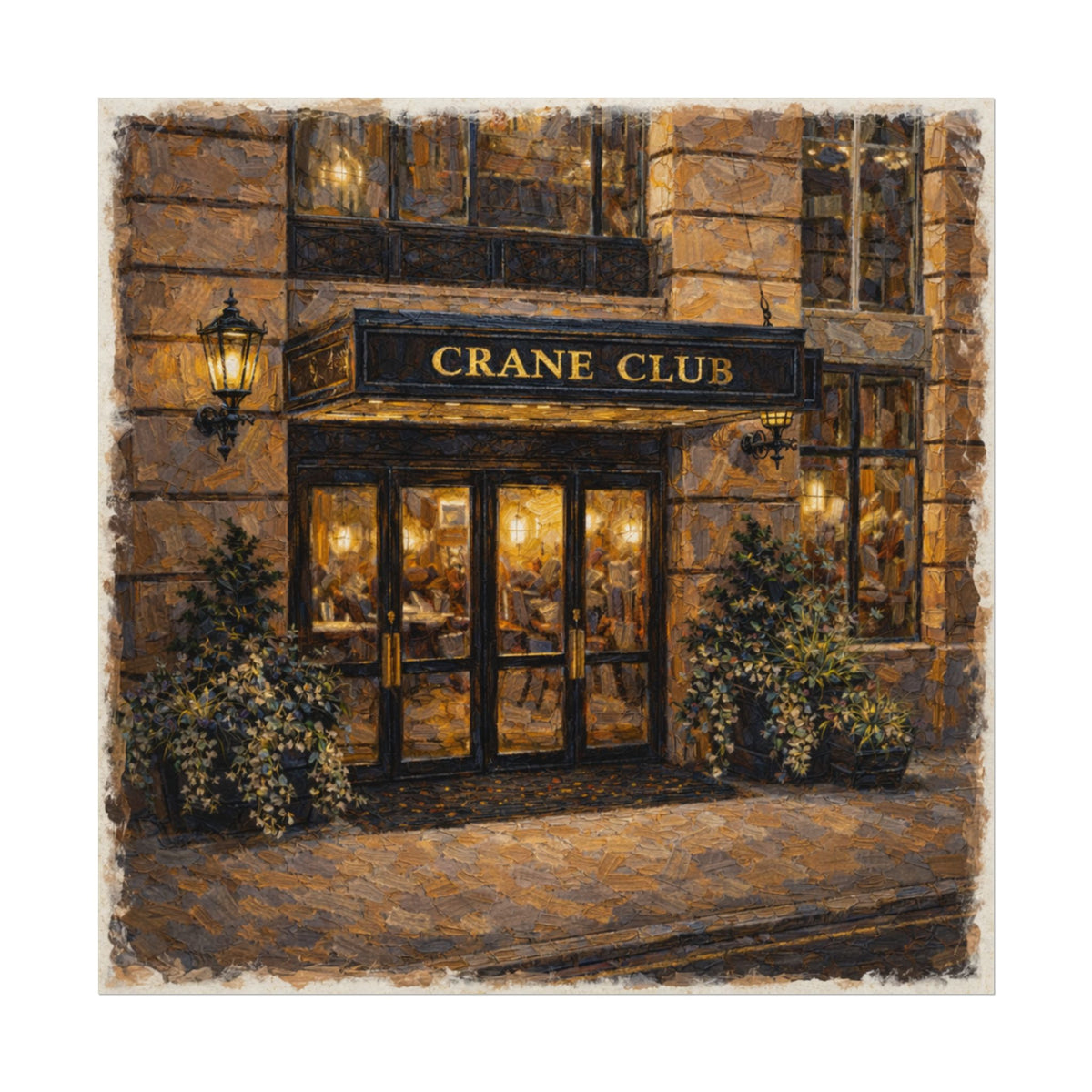 Crane Club unframed paper art print
