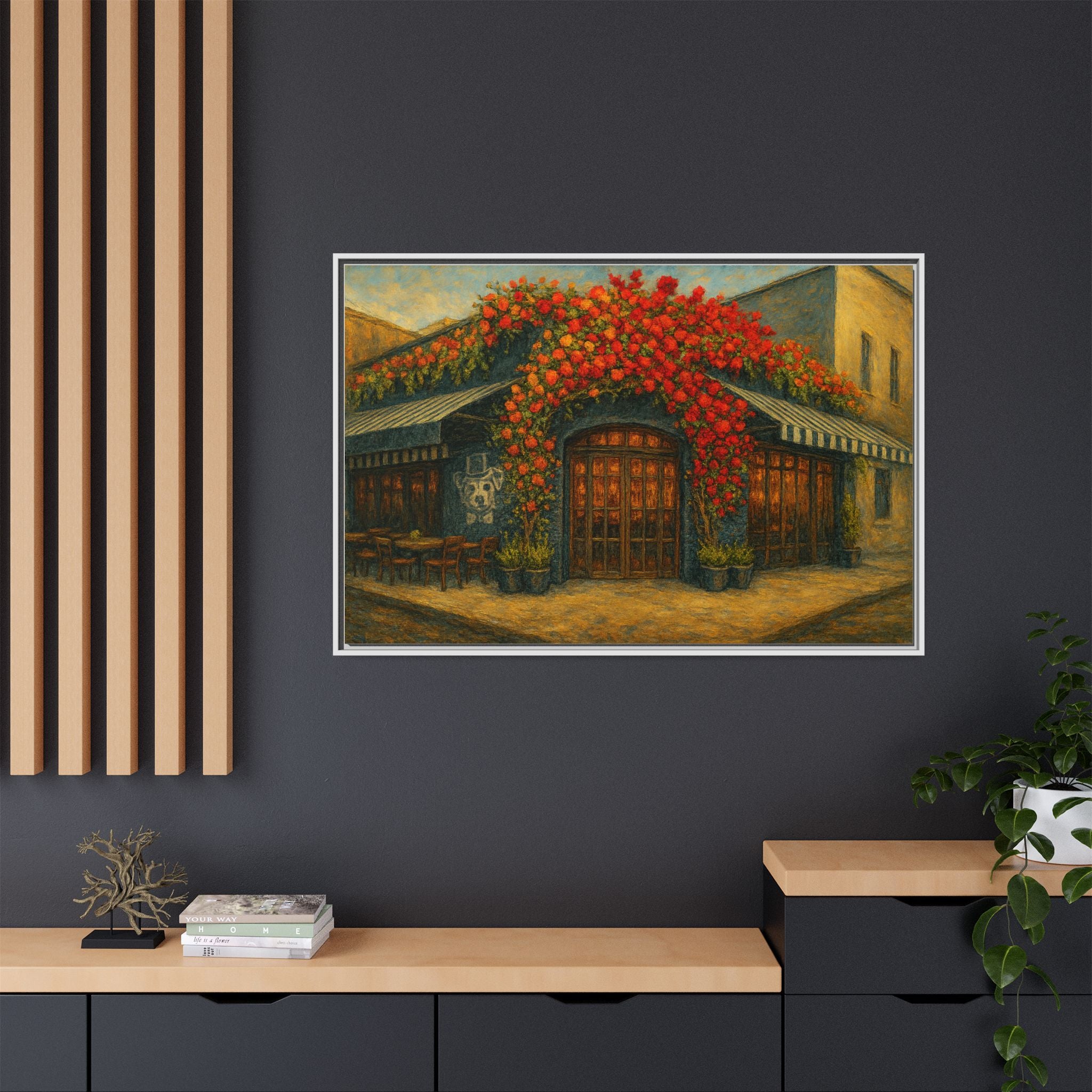 LouLou restaurant poster Manhattan dining wall decor