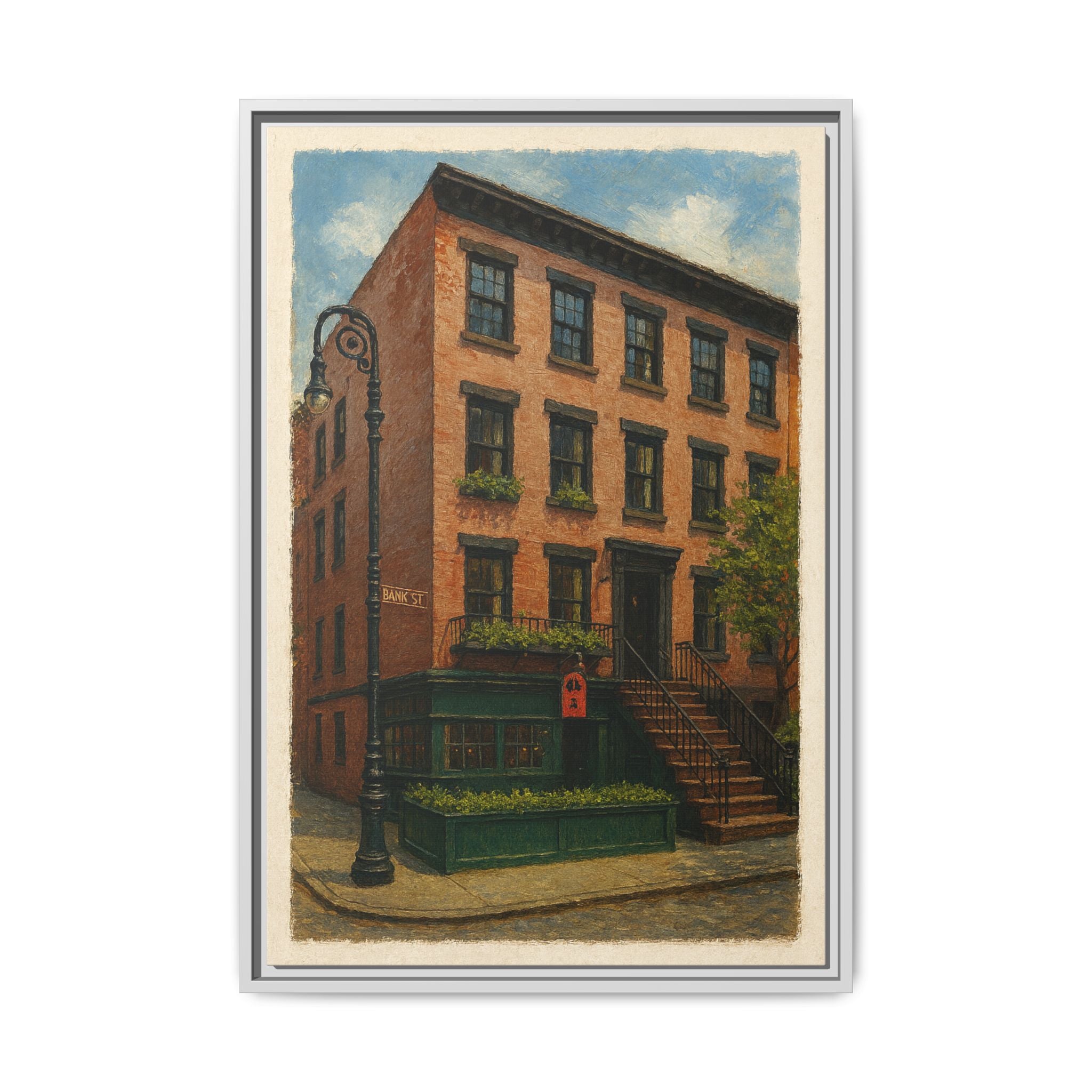 The Waverly Inn II — Restaurant Print | Matte Canvas + Wooden Frame