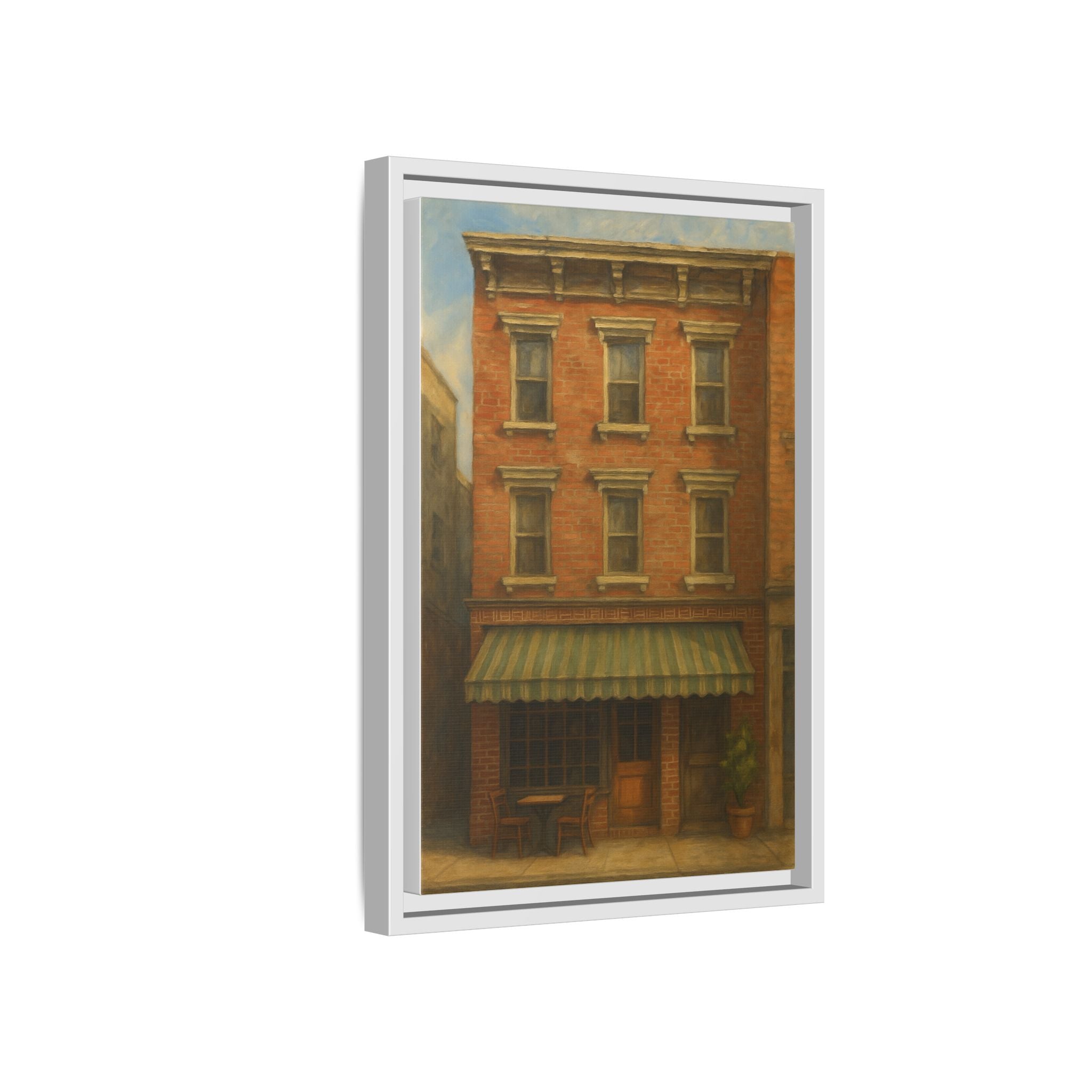 Lucali Pizzeria — Restaurant Print | Matte Canvas + Wooden Frame