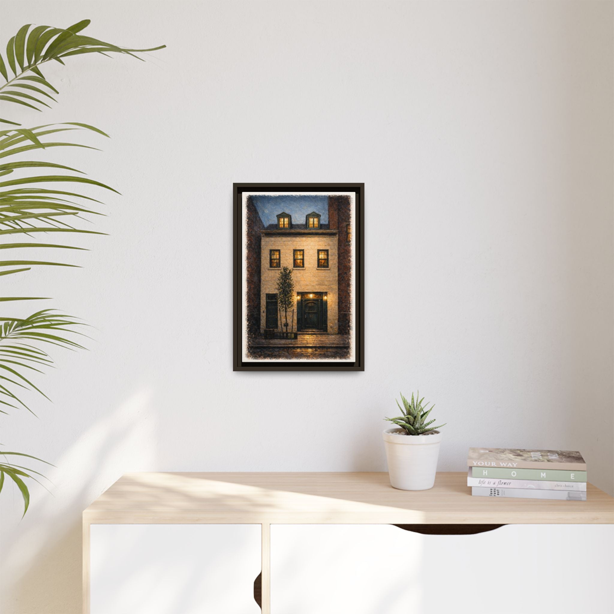 The Eighty Six — Restaurant Print | Matte Canvas + Wooden Frame