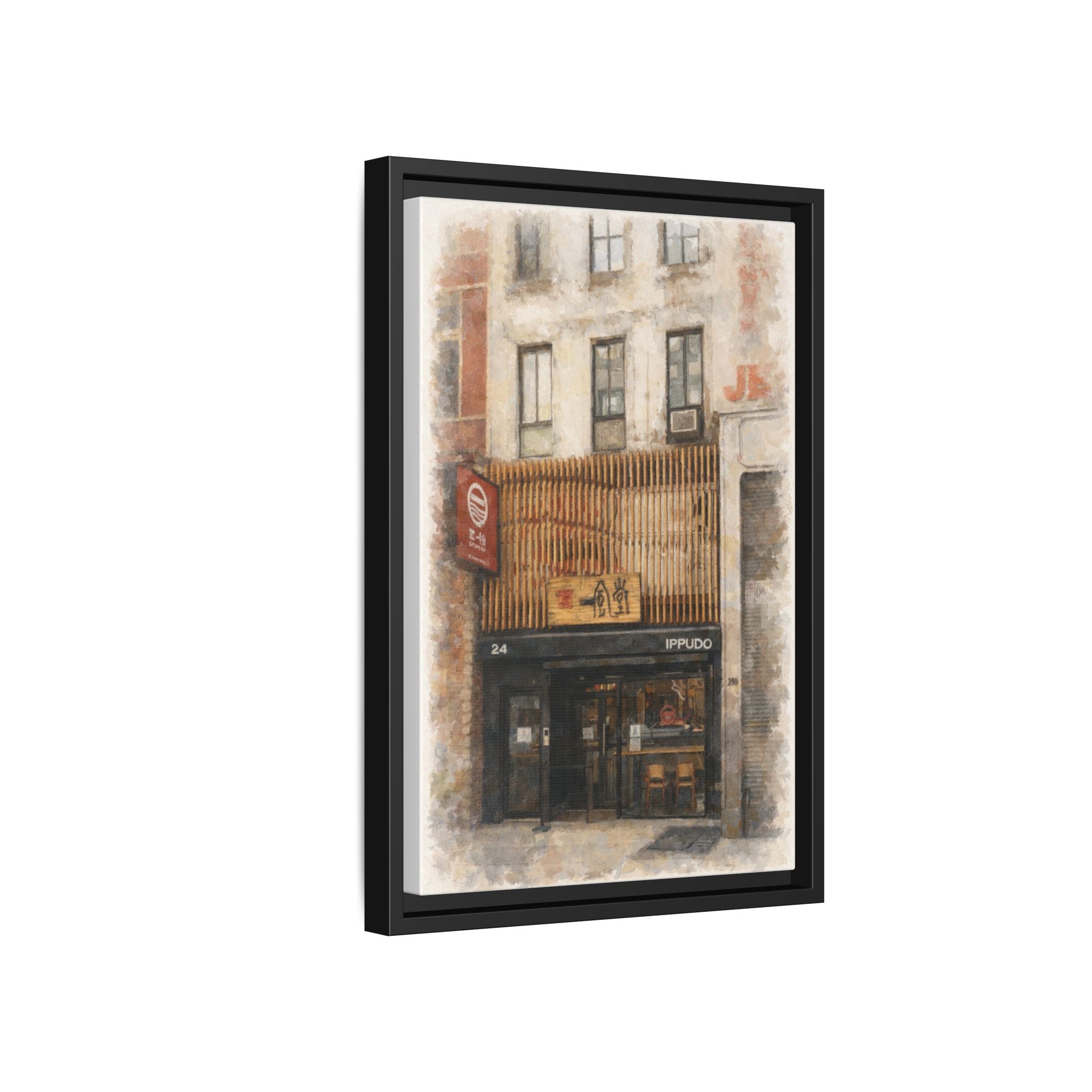 Ippudo NYC restaurant painting framed canvas wall art