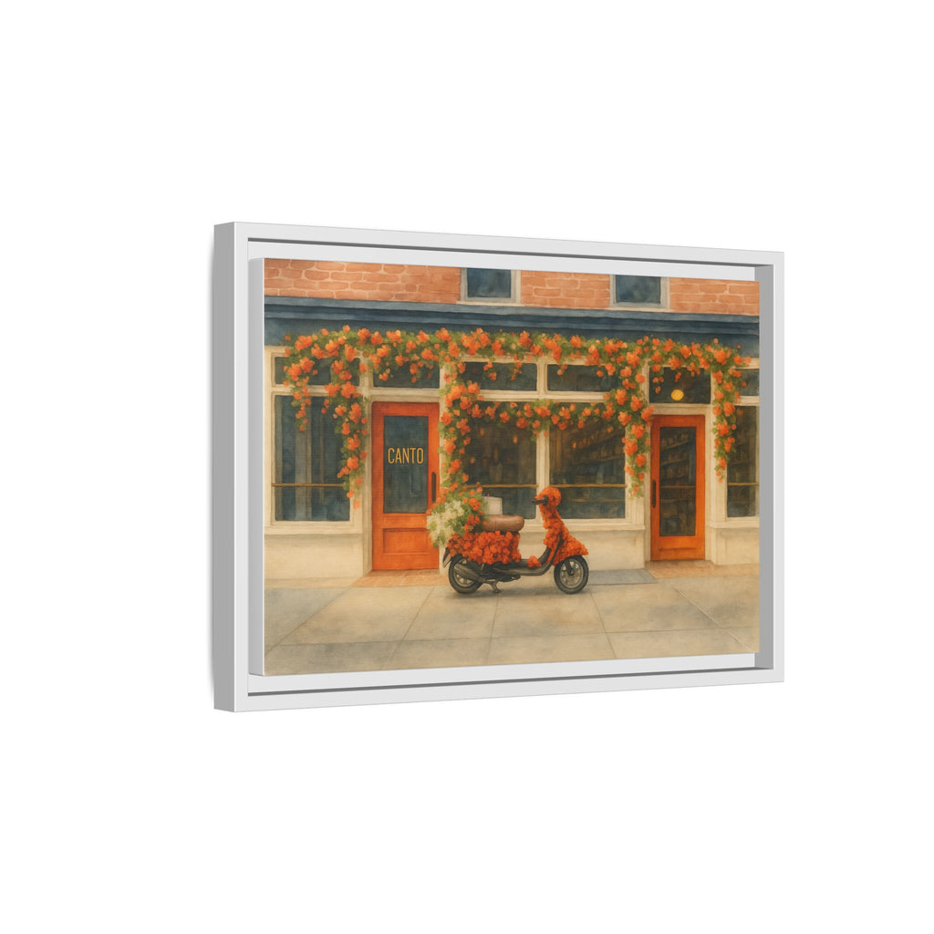 Canto West Village — Restaurant Print | Matte Canvas + Wooden Frame