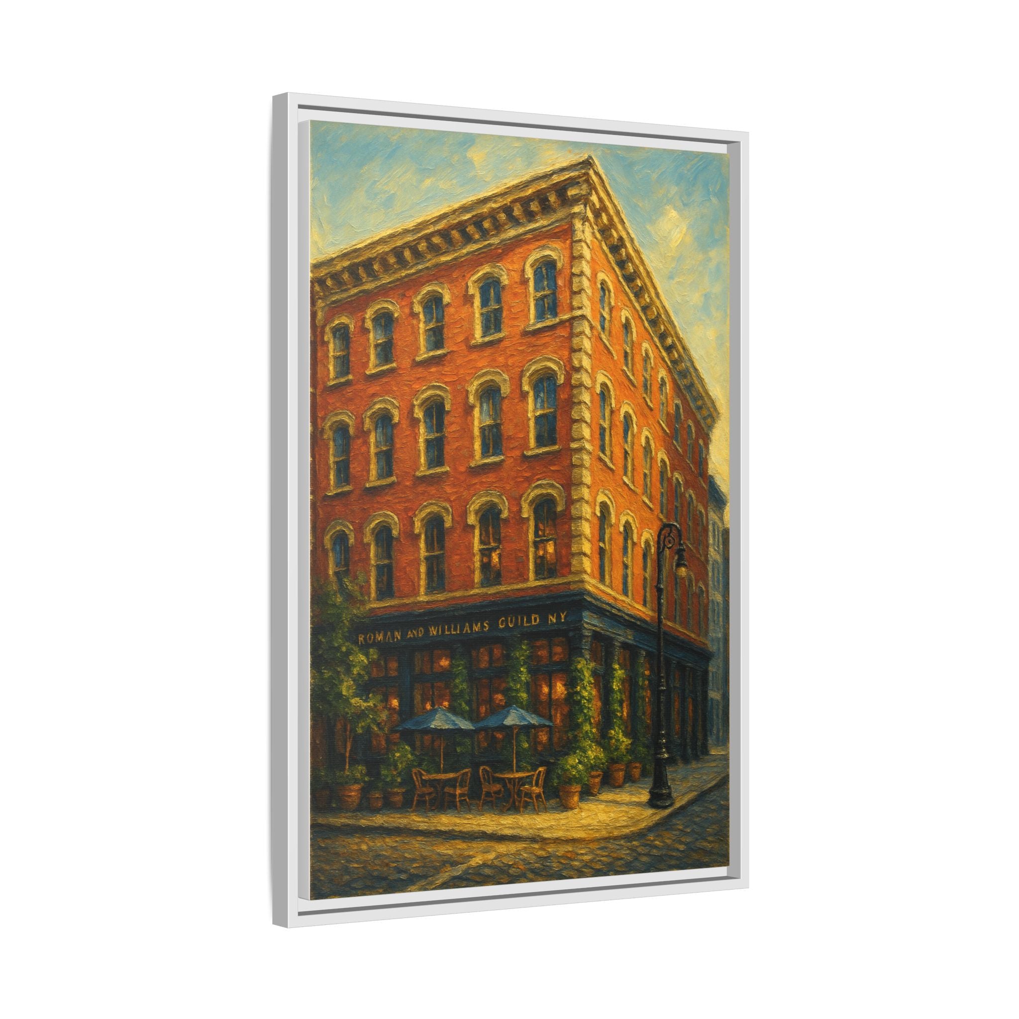 La Mercerie at the Guild — Restaurant Print | Matte Canvas + Wooden Frame
