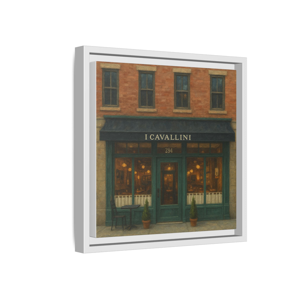 I Cavallini — Restaurant Print | Matte Canvas + Wooden Frame