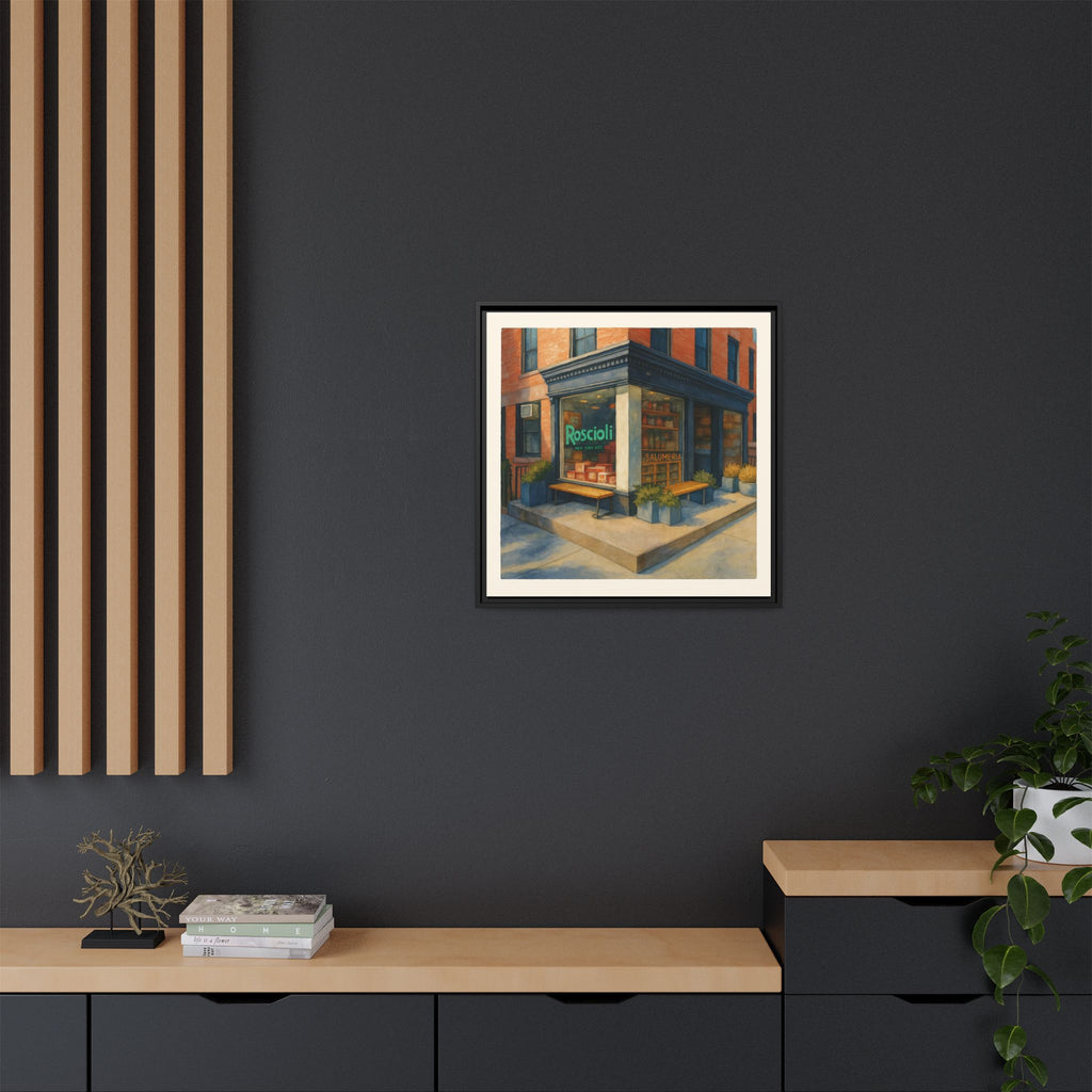 Roscioli Restaurant — Restaurant Print | Matte Canvas + Wooden Frame