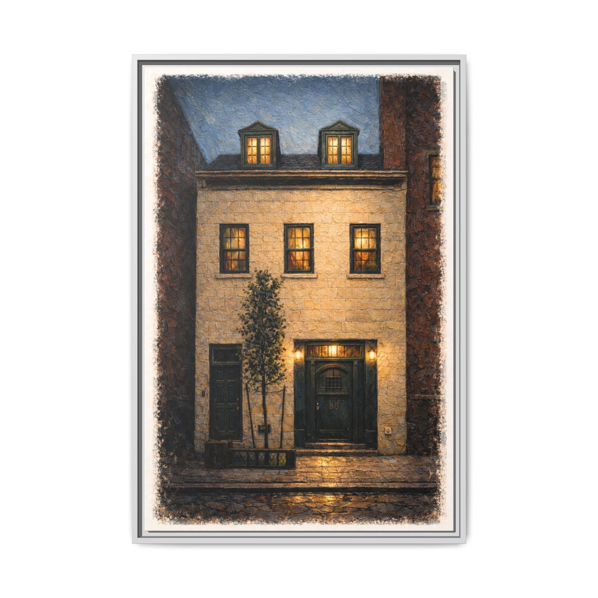 The Eighty Six — Restaurant Print | Matte Canvas + Wooden Frame