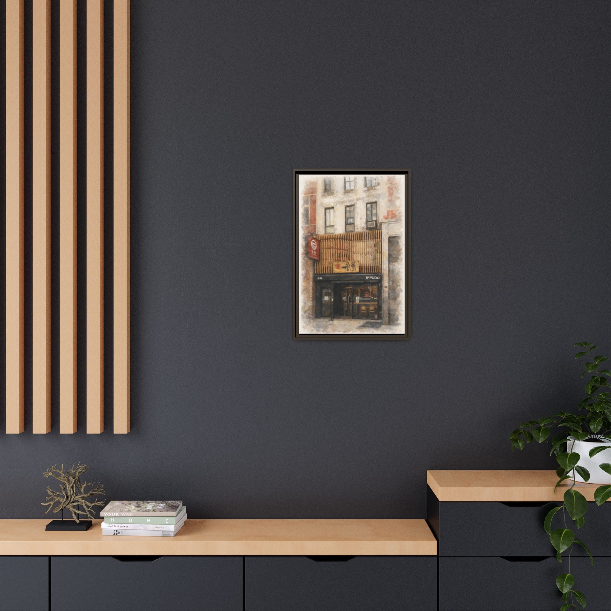 Ippudo restaurant poster gift foodie wall art