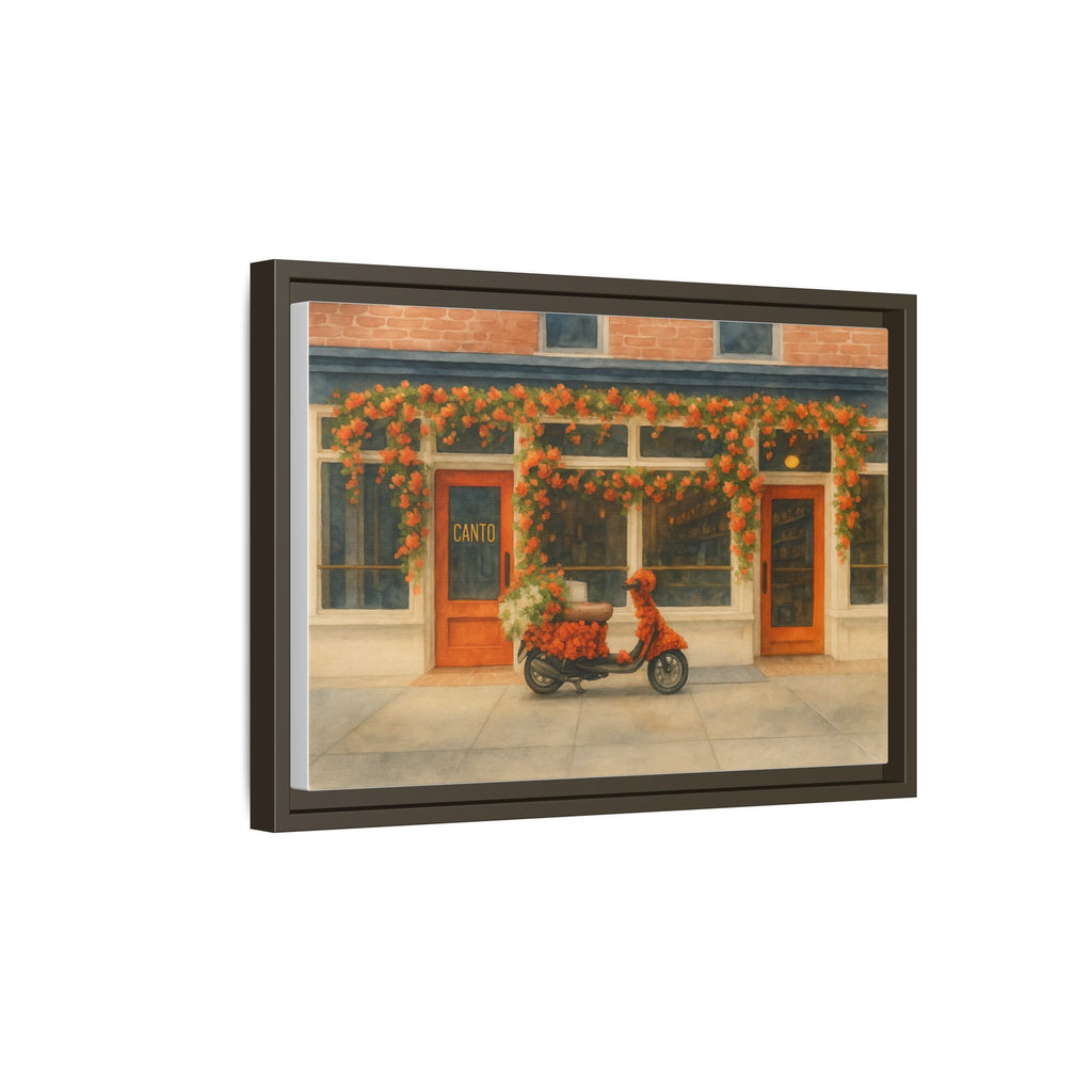 Canto West Village — Restaurant Print | Matte Canvas + Wooden Frame