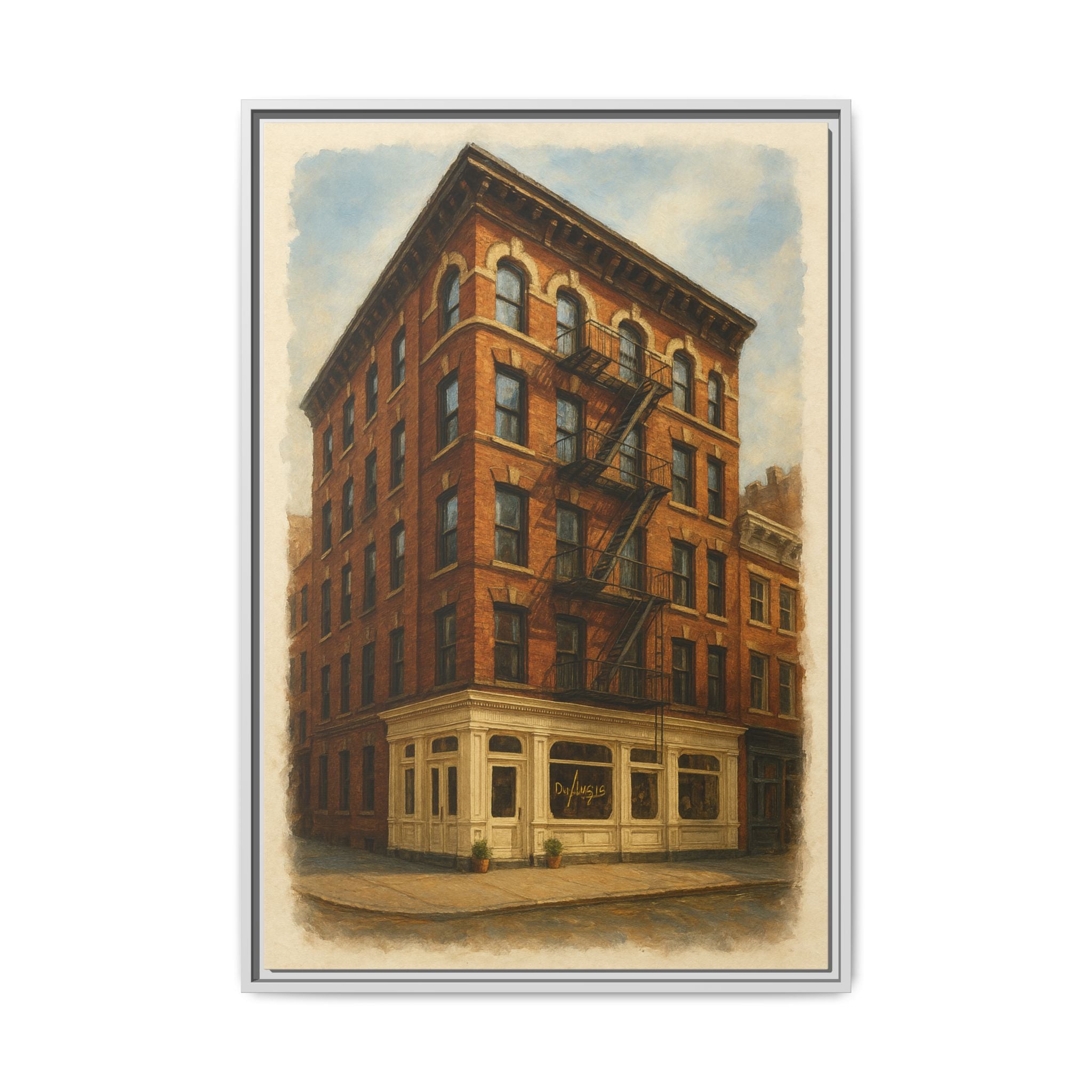 Don Angie — Restaurant Print | Matte Canvas + Wooden Frame