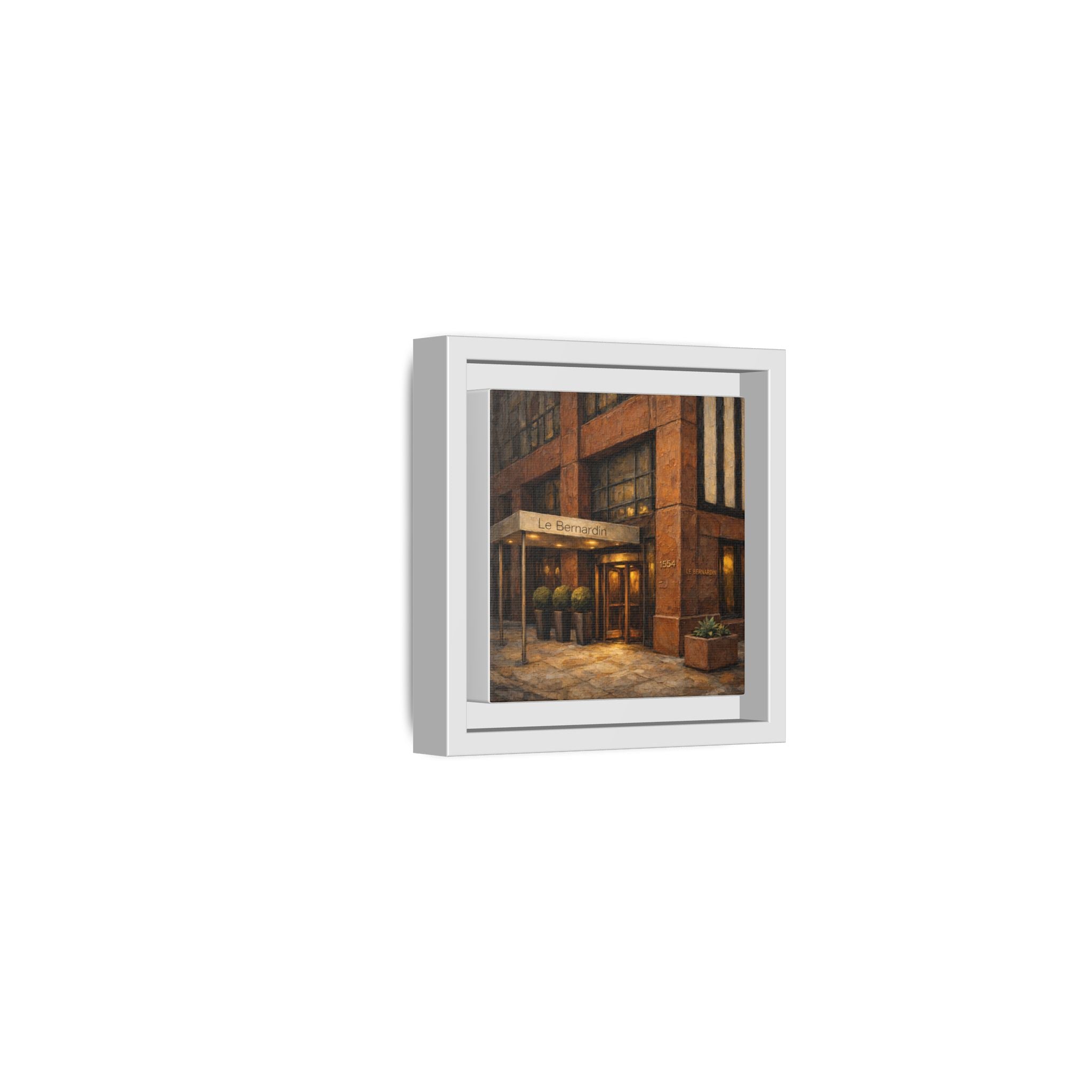 Le Bernardin — Restaurant Print | Matte Canvas + Wooden Frame