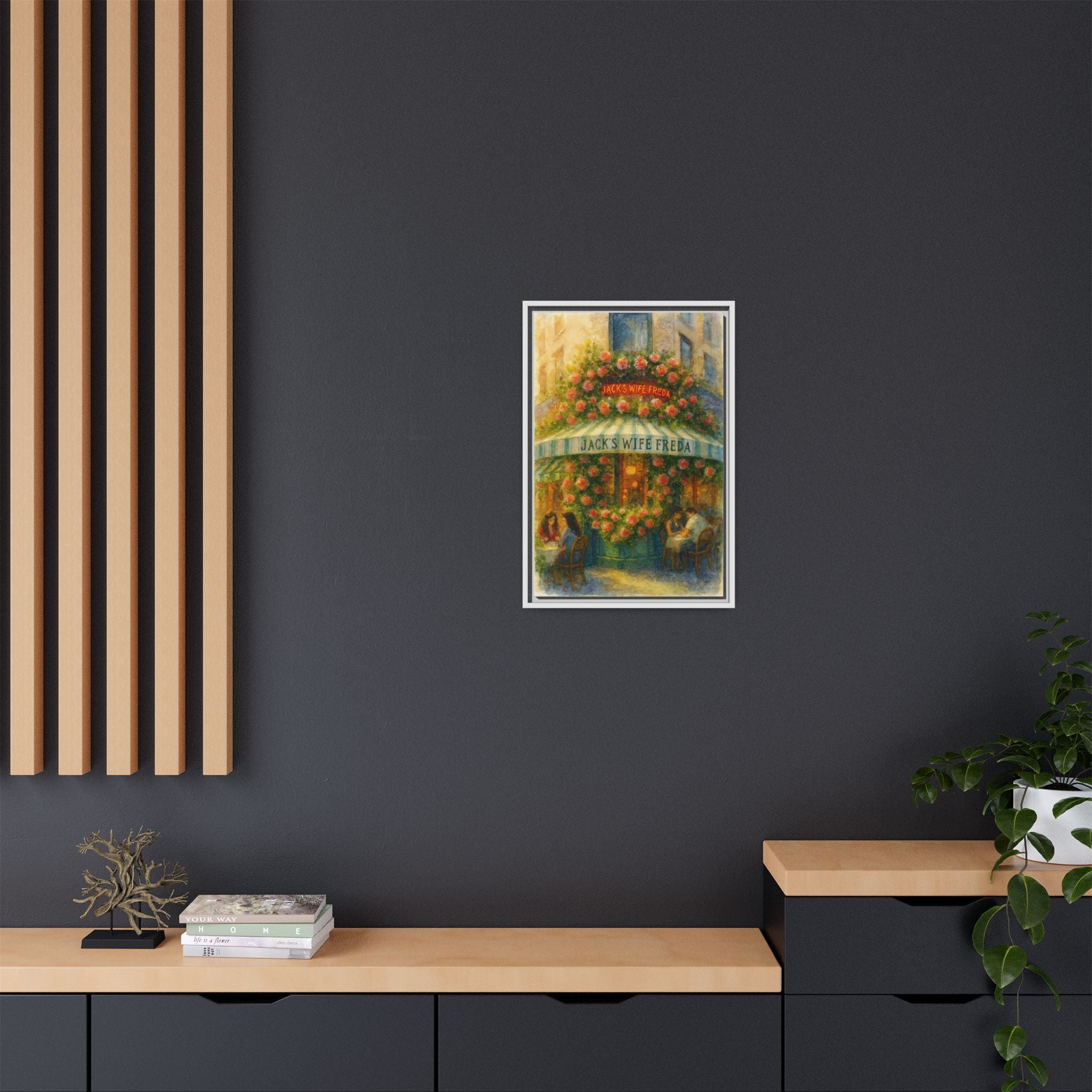 Jack's Wife Freda — Restaurant Print | Matte Canvas + Wooden Frame