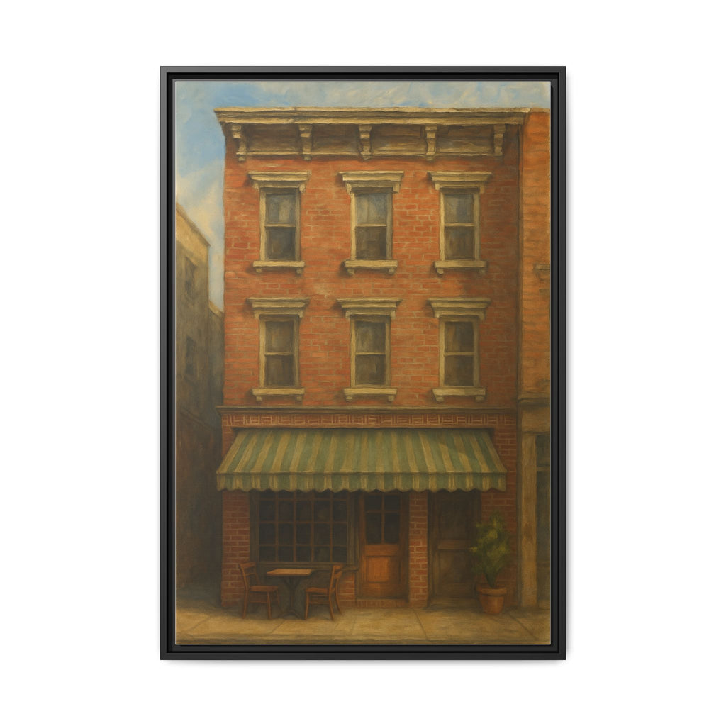 Lucali Pizzeria — Restaurant Print | Matte Canvas + Wooden Frame