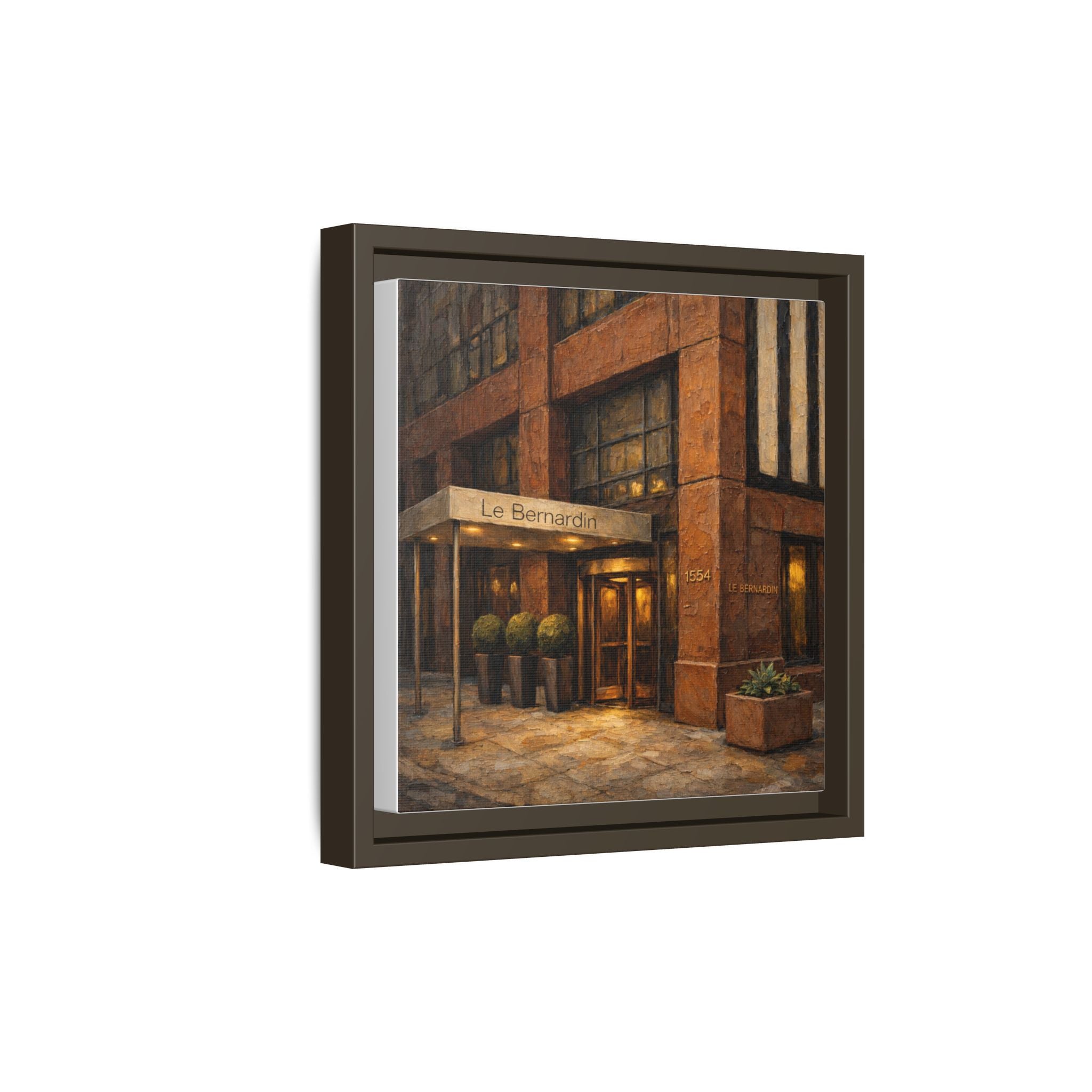 Le Bernardin — Restaurant Print | Matte Canvas + Wooden Frame