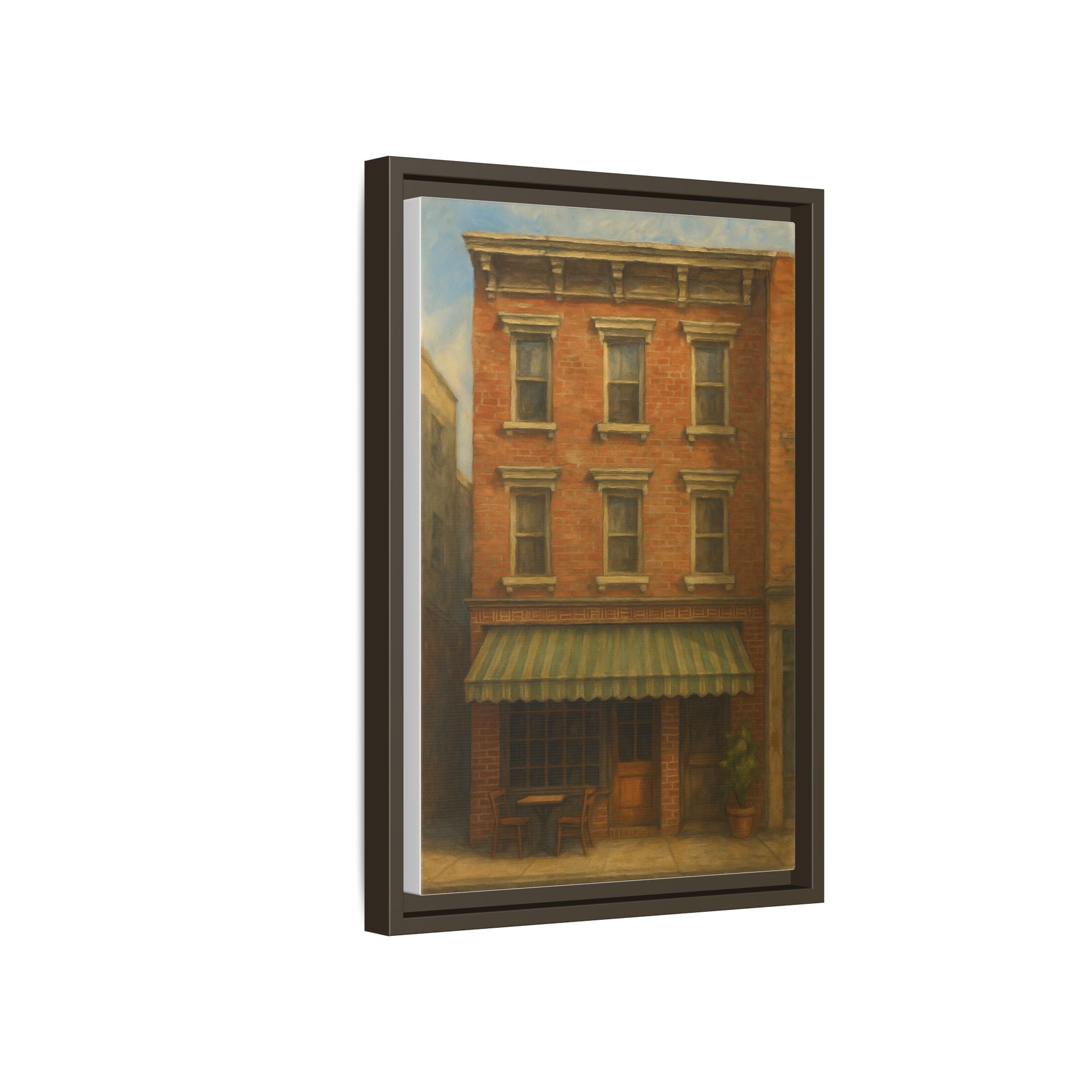 Lucali Pizzeria — Restaurant Print | Matte Canvas + Wooden Frame
