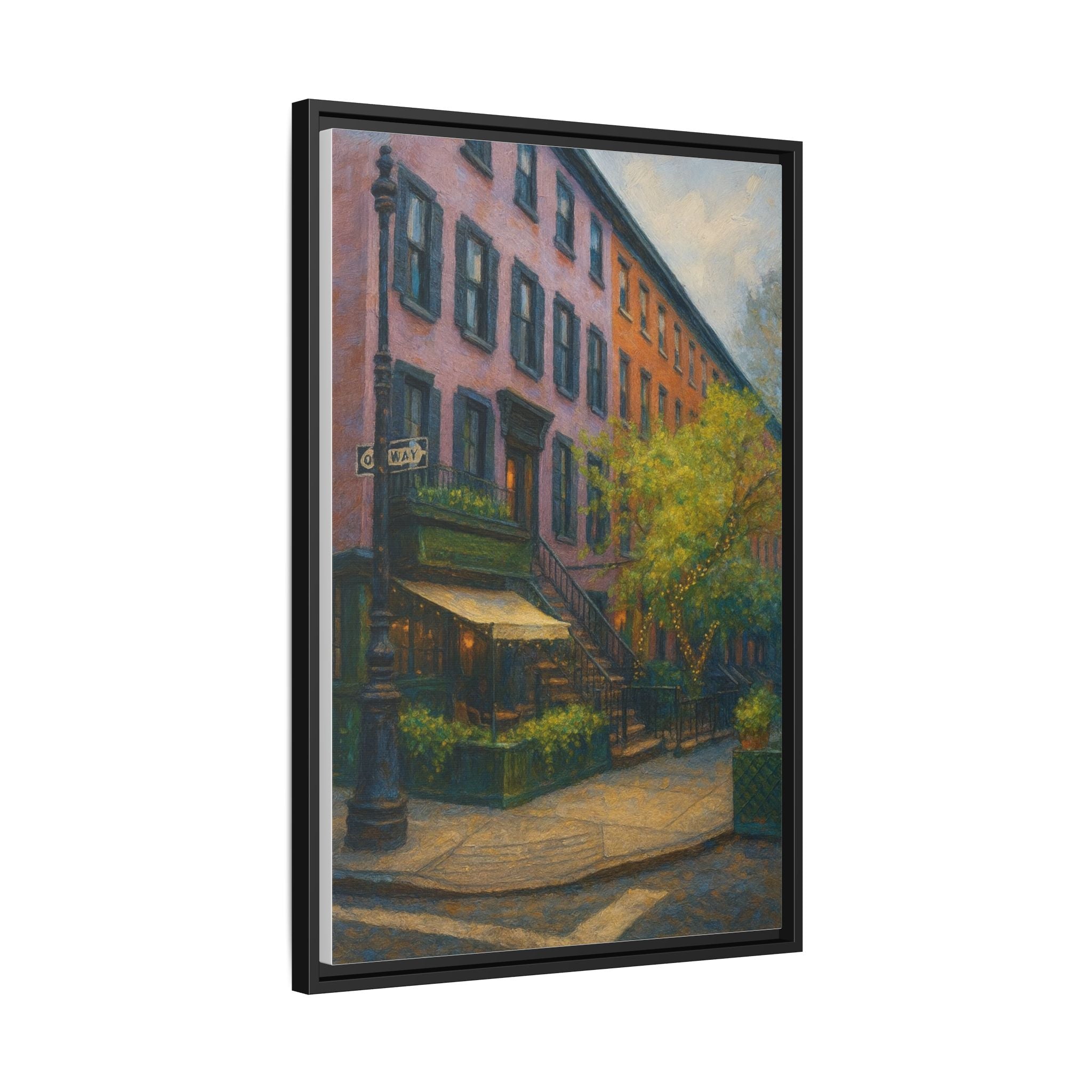 The Waverly Inn — Restaurant Print | Matte Canvas + Wooden Frame