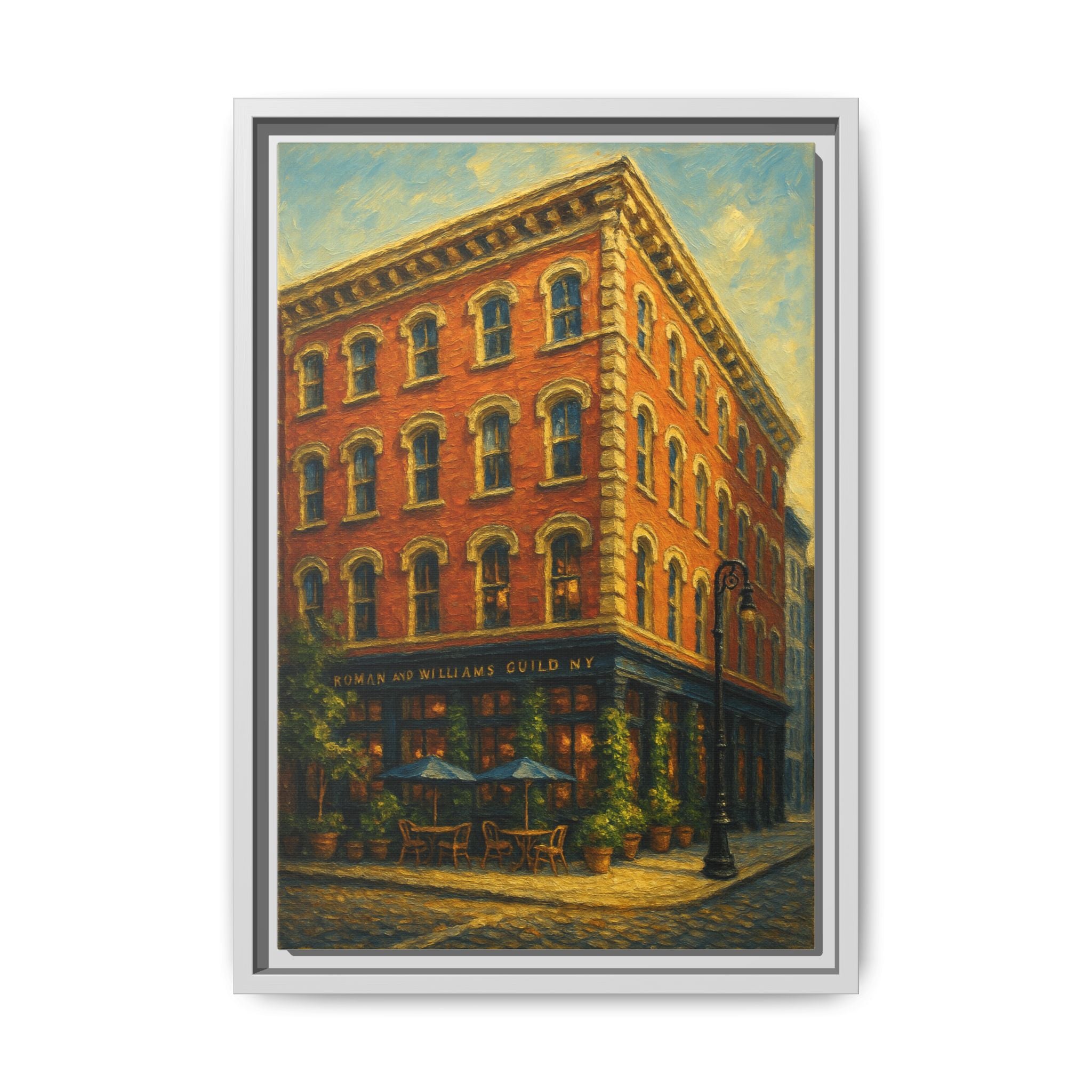 La Mercerie at the Guild — Restaurant Print | Matte Canvas + Wooden Frame