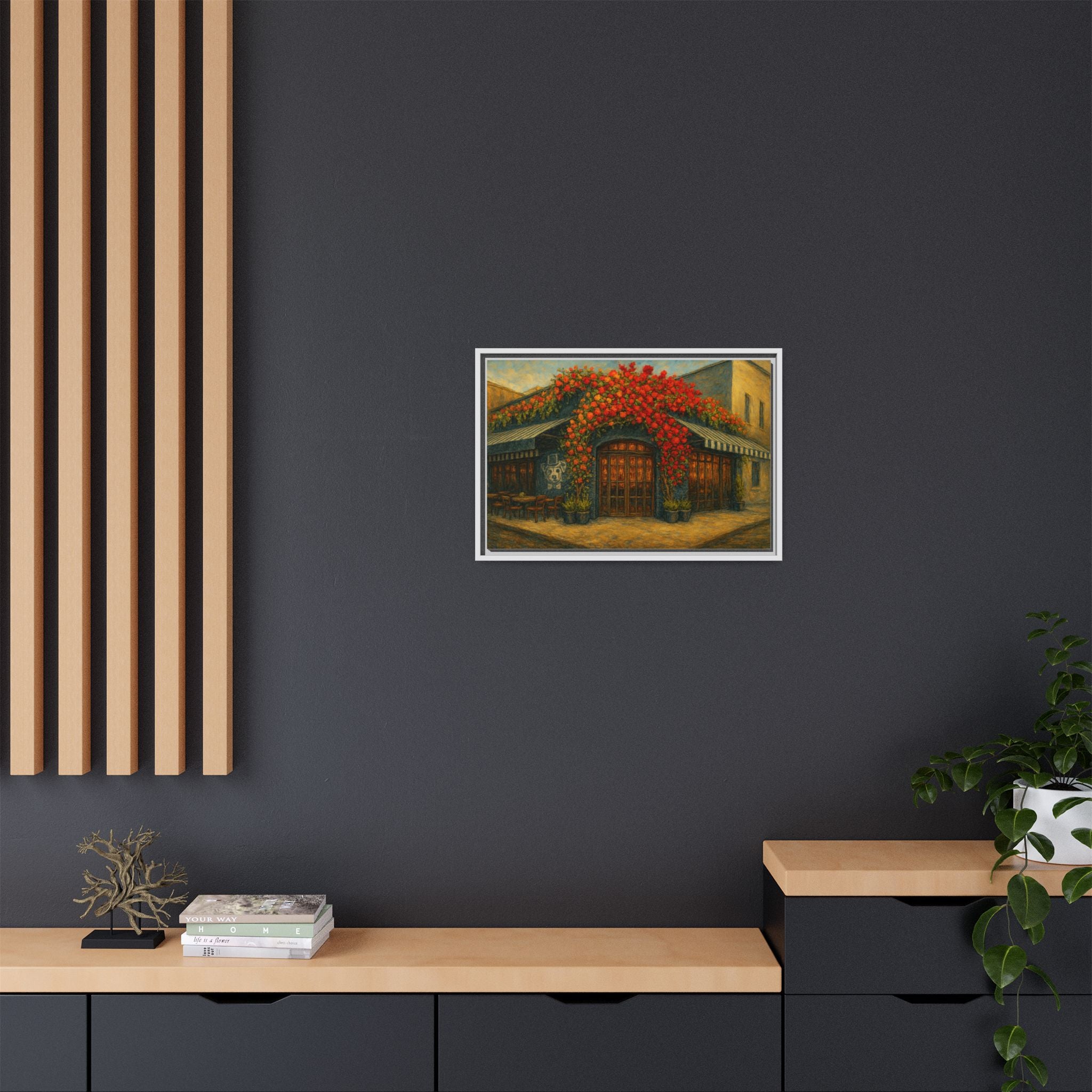 LouLou framed artwork NYC restaurant nostalgic wall art