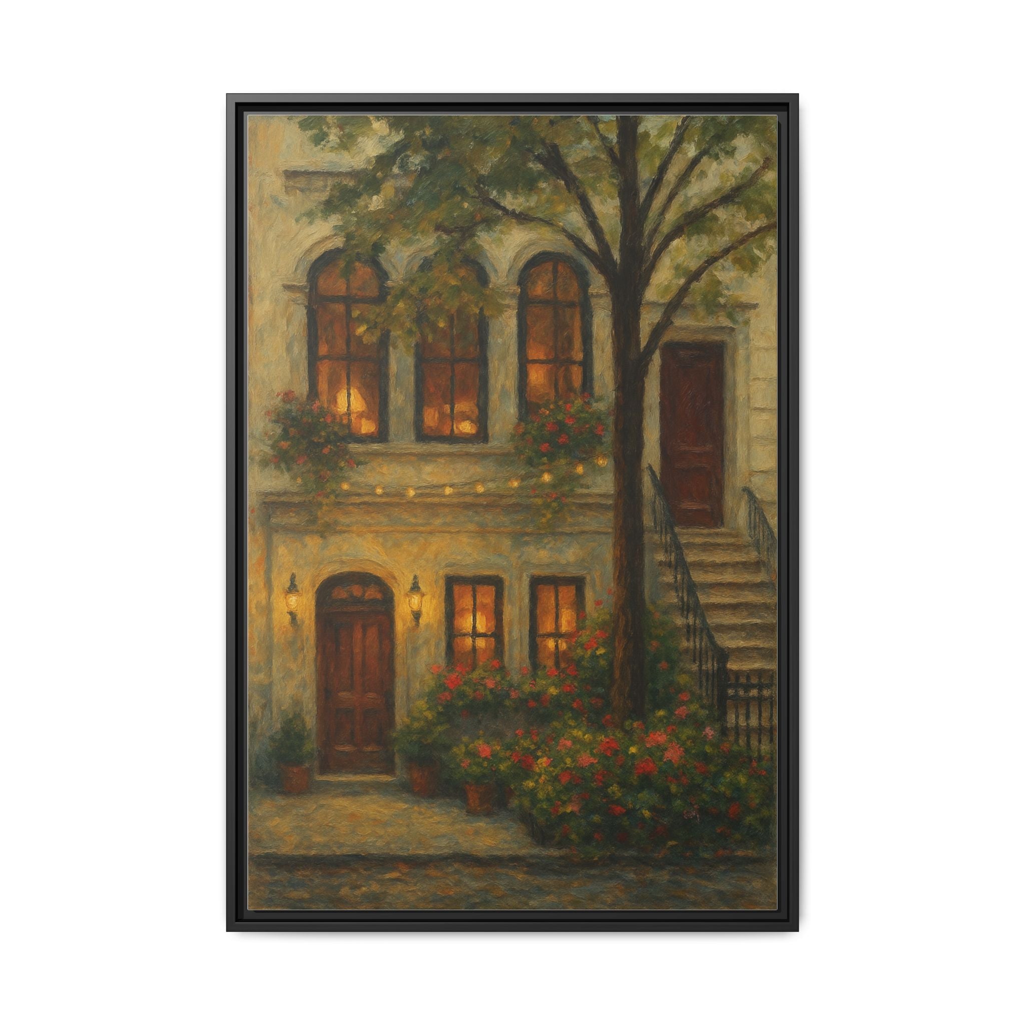 JoJo by Jean-Georges — Restaurant Print | Matte Canvas + Wooden Frame