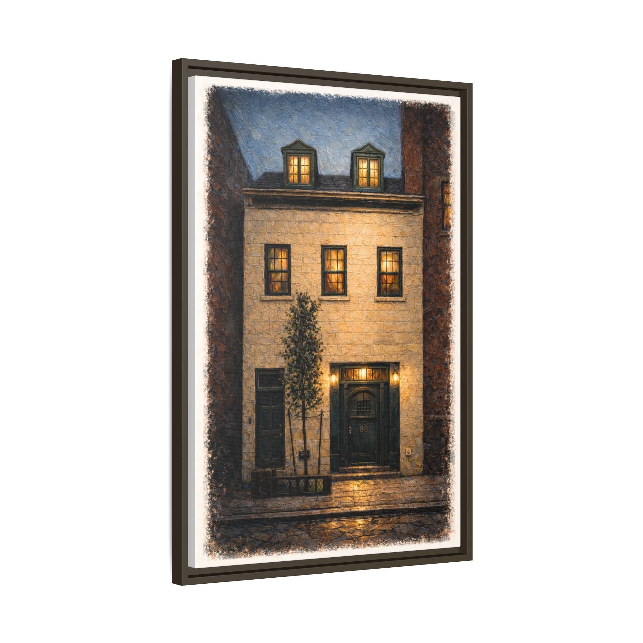 The Eighty Six — Restaurant Print | Matte Canvas + Wooden Frame