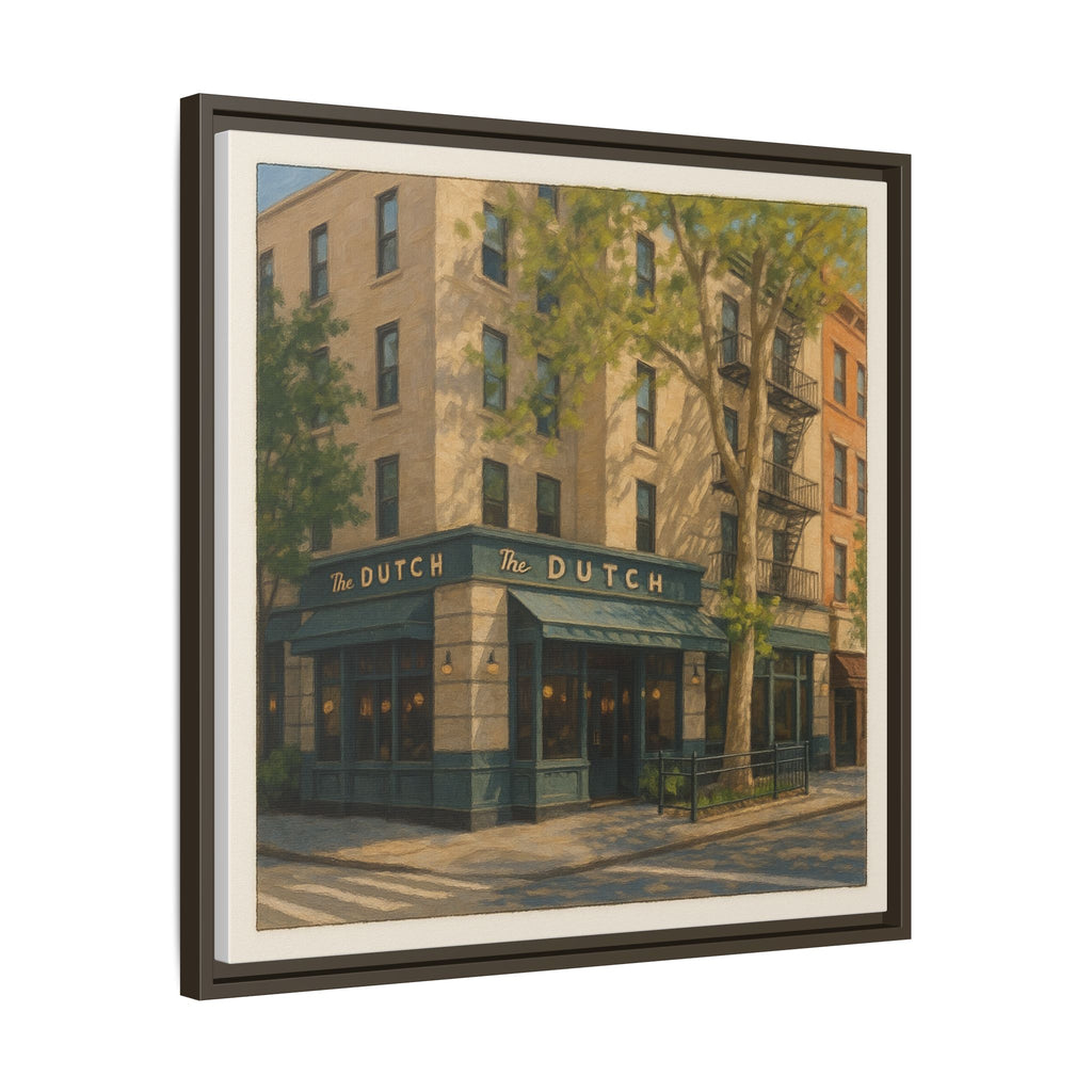 The Dutch — Restaurant Print | Matte Canvas + Wooden Frame