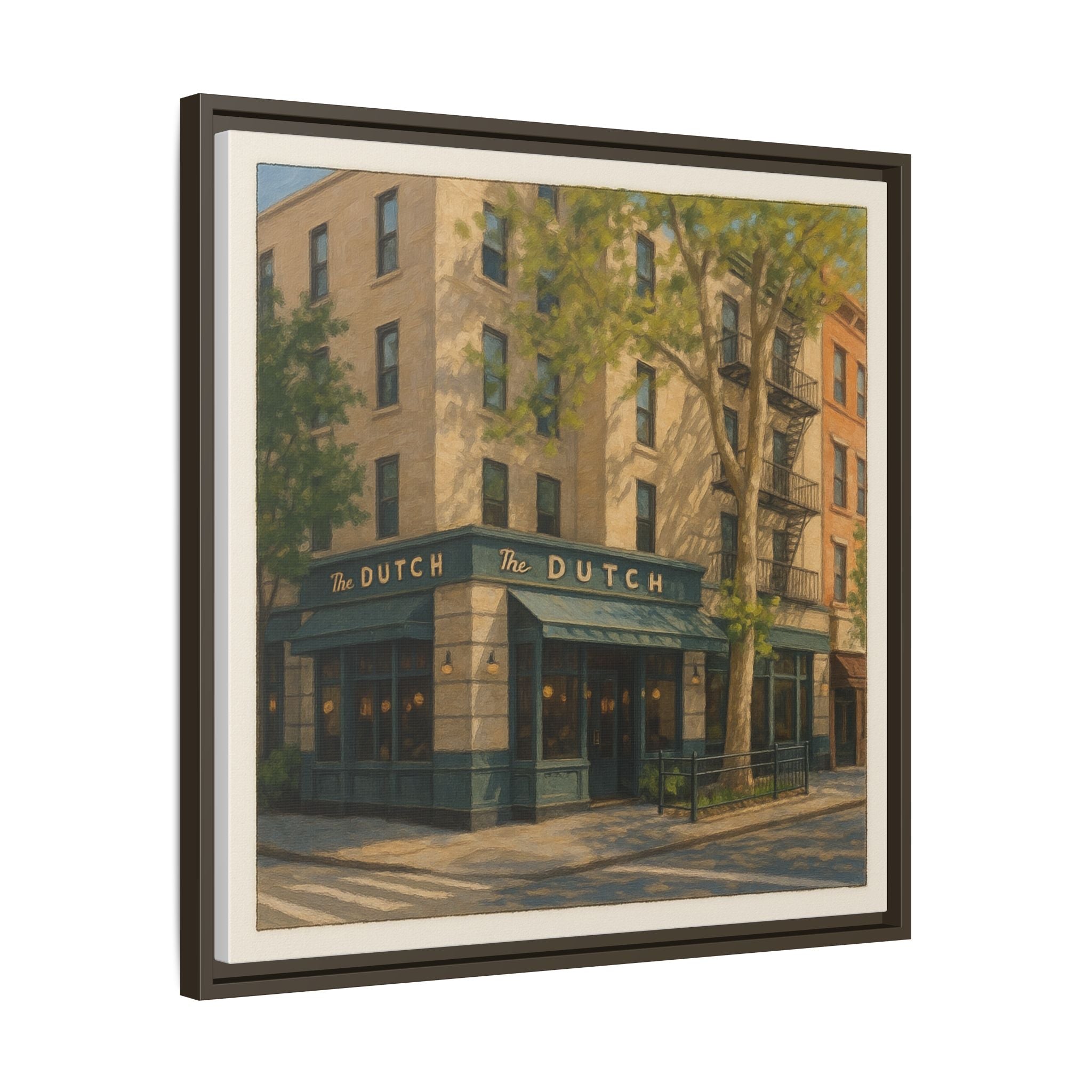 The Dutch — Restaurant Print | Matte Canvas + Wooden Frame