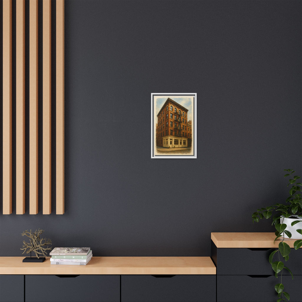 Don Angie — Restaurant Print | Matte Canvas + Wooden Frame
