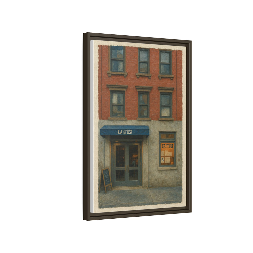 L'Artusi — Restaurant Print | Matte Canvas + Wooden Frame