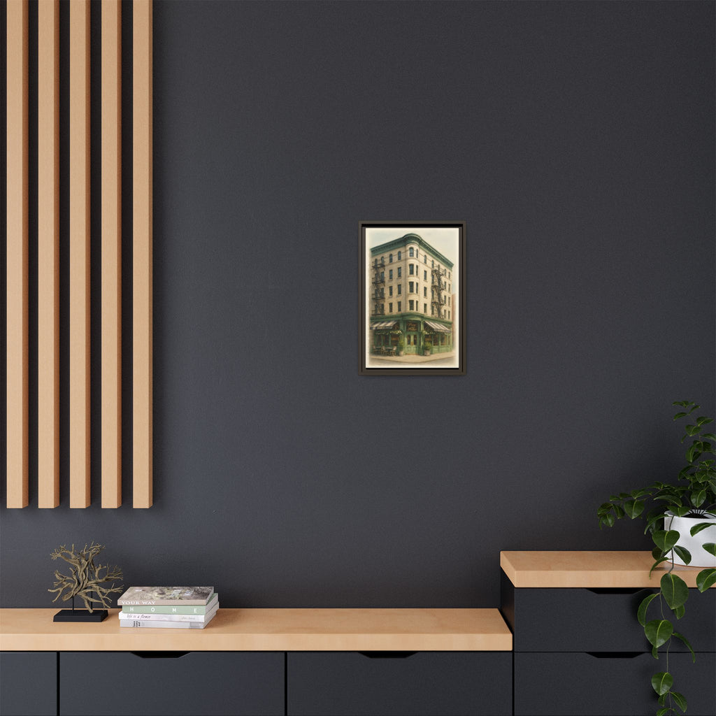 Dante West Village — Restaurant Print | Matte Canvas + Wooden Frame