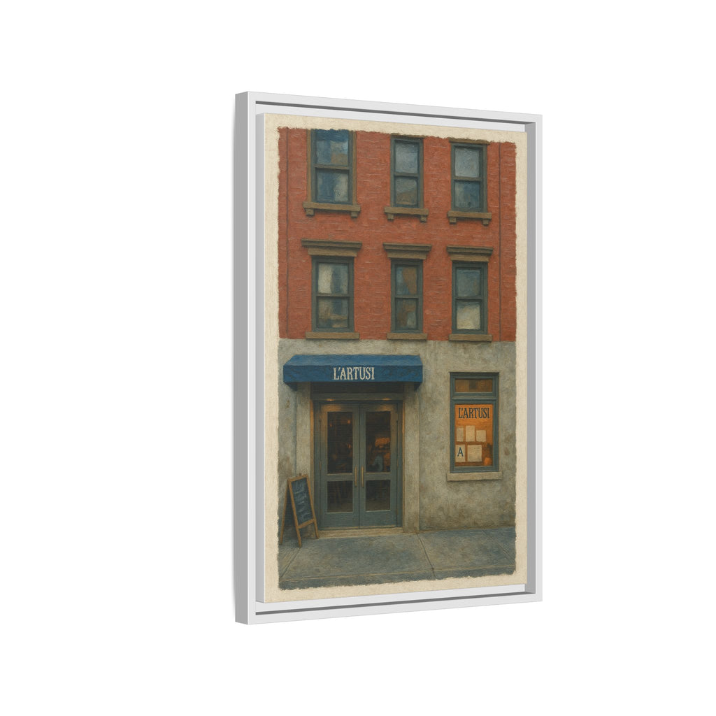 L'Artusi — Restaurant Print | Matte Canvas + Wooden Frame