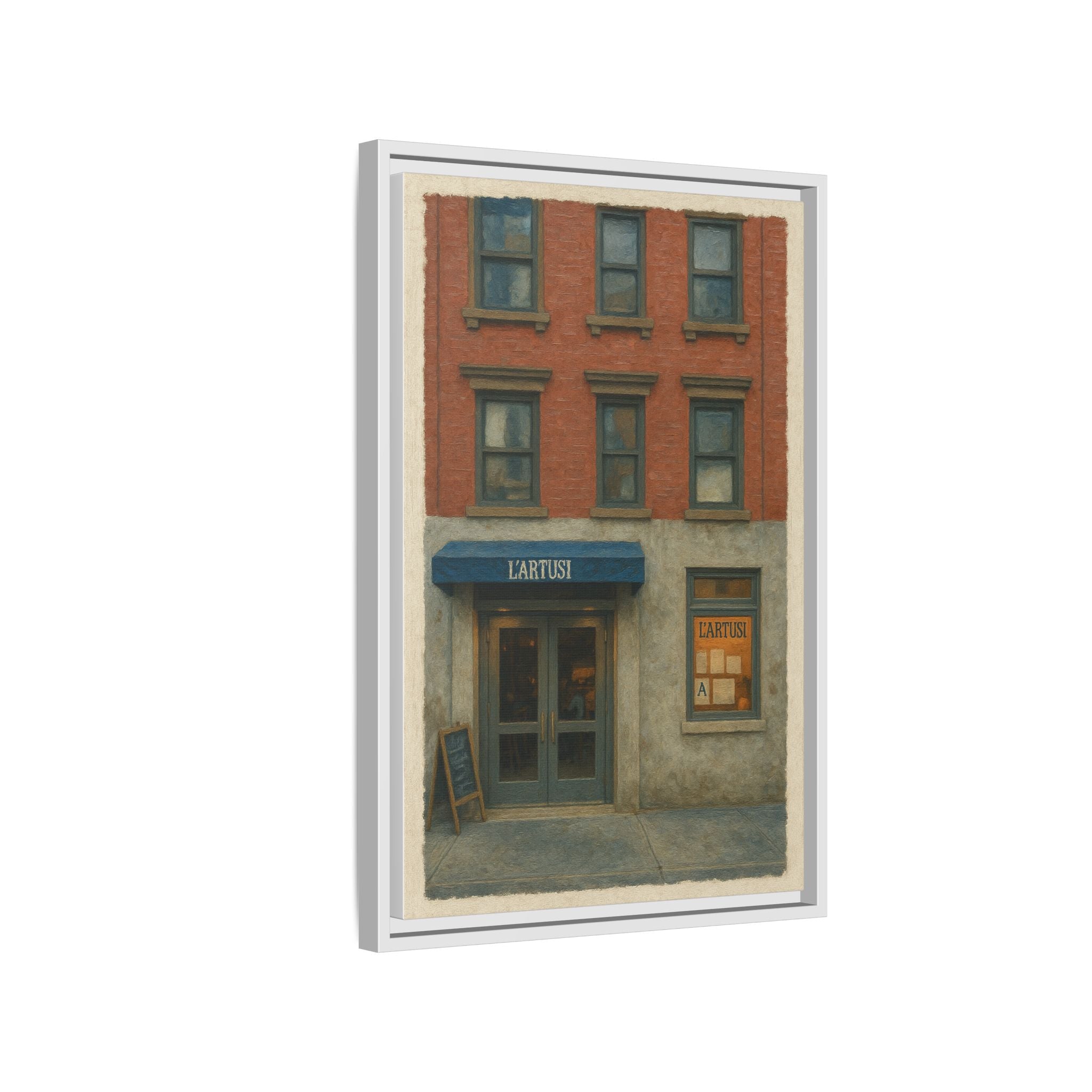 L'Artusi — Restaurant Print | Matte Canvas + Wooden Frame